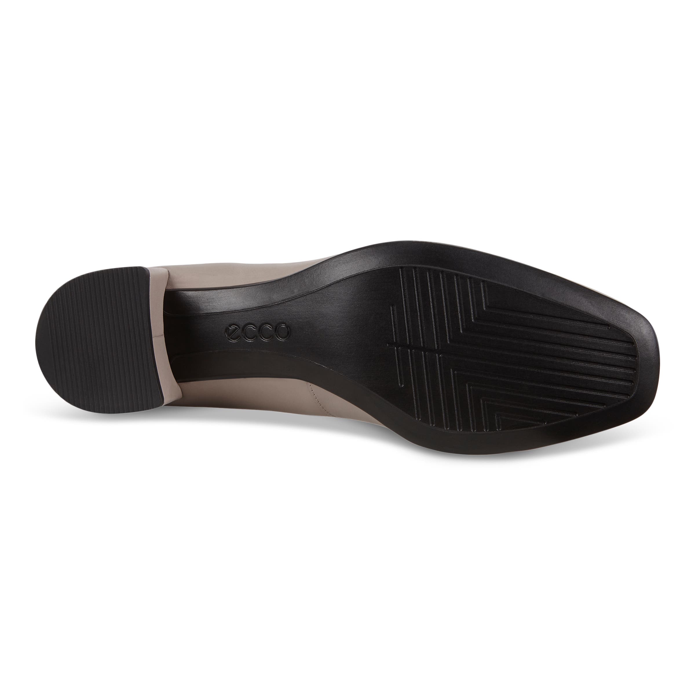 ECCO Shape 35 Squared ウィメンズ レザーハイヒールパンプス - グレー - Sole