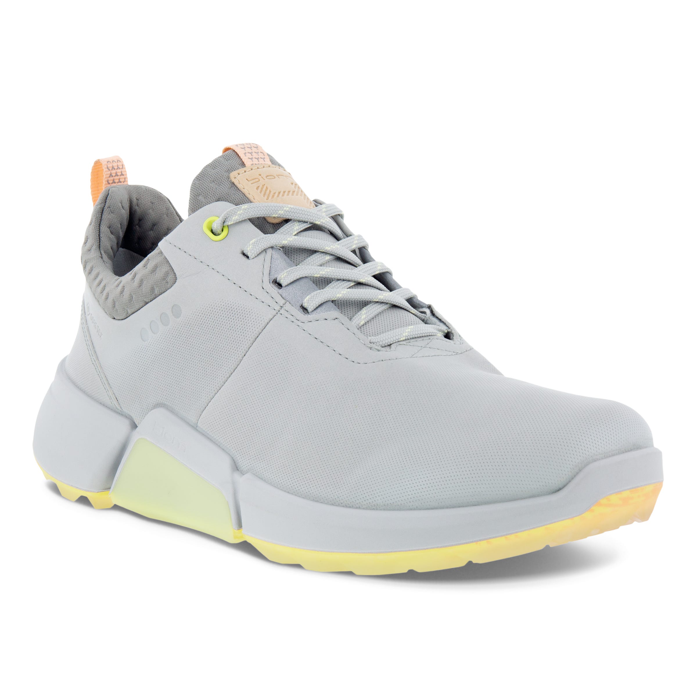 Ladies ECCO® Golf BIOM H4 Leather Gore-Tex Shoe - Grey - Main