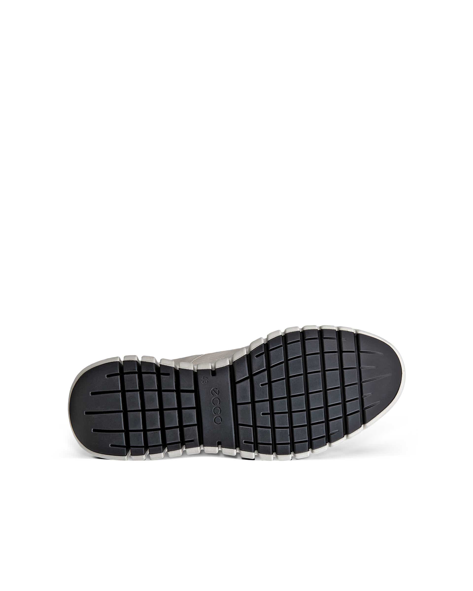 ECCO® Gruuv baskets en cuir pour homme - Gris - Sole