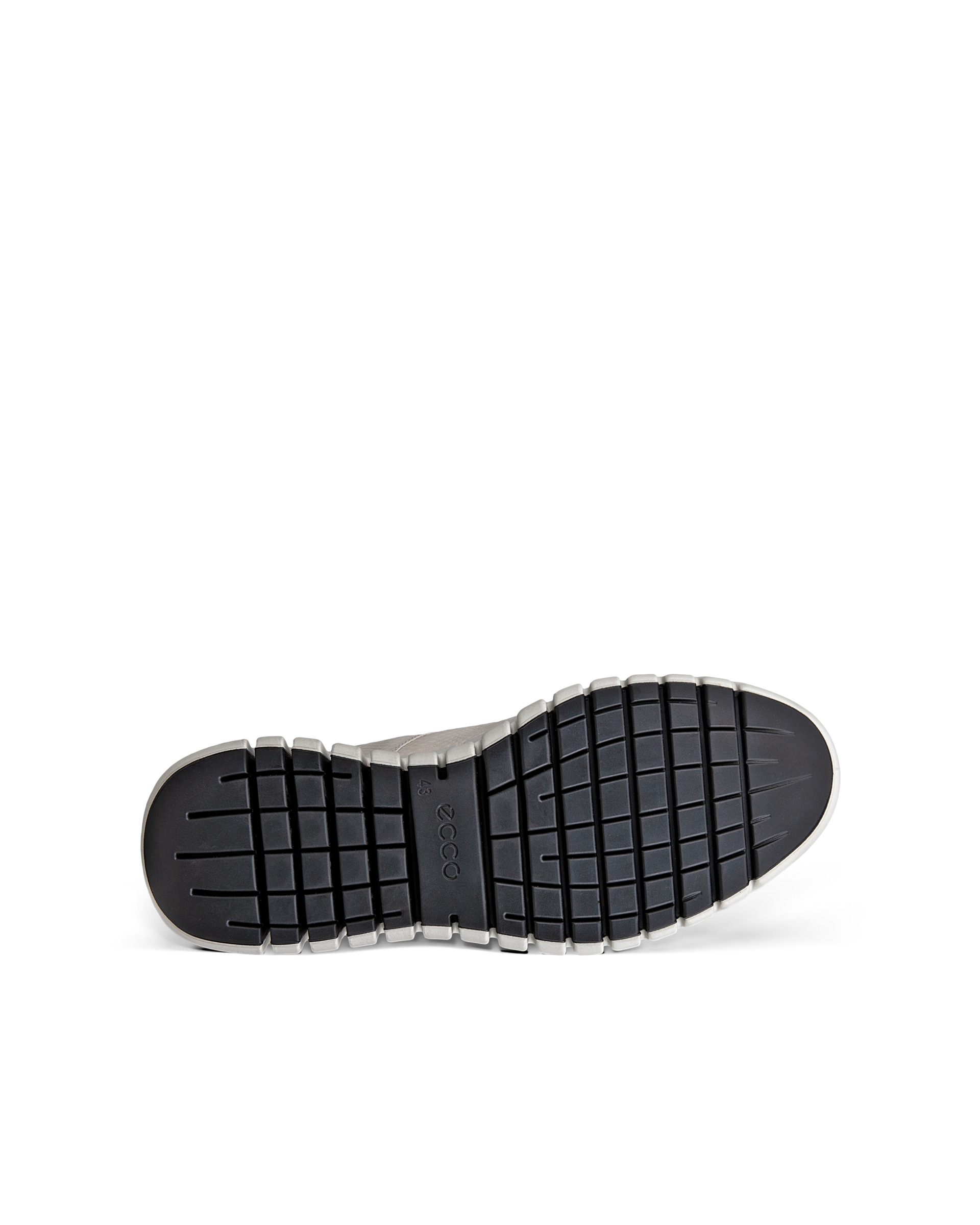 ECCO® Gruuv baskets en cuir pour homme - Gris - Sole