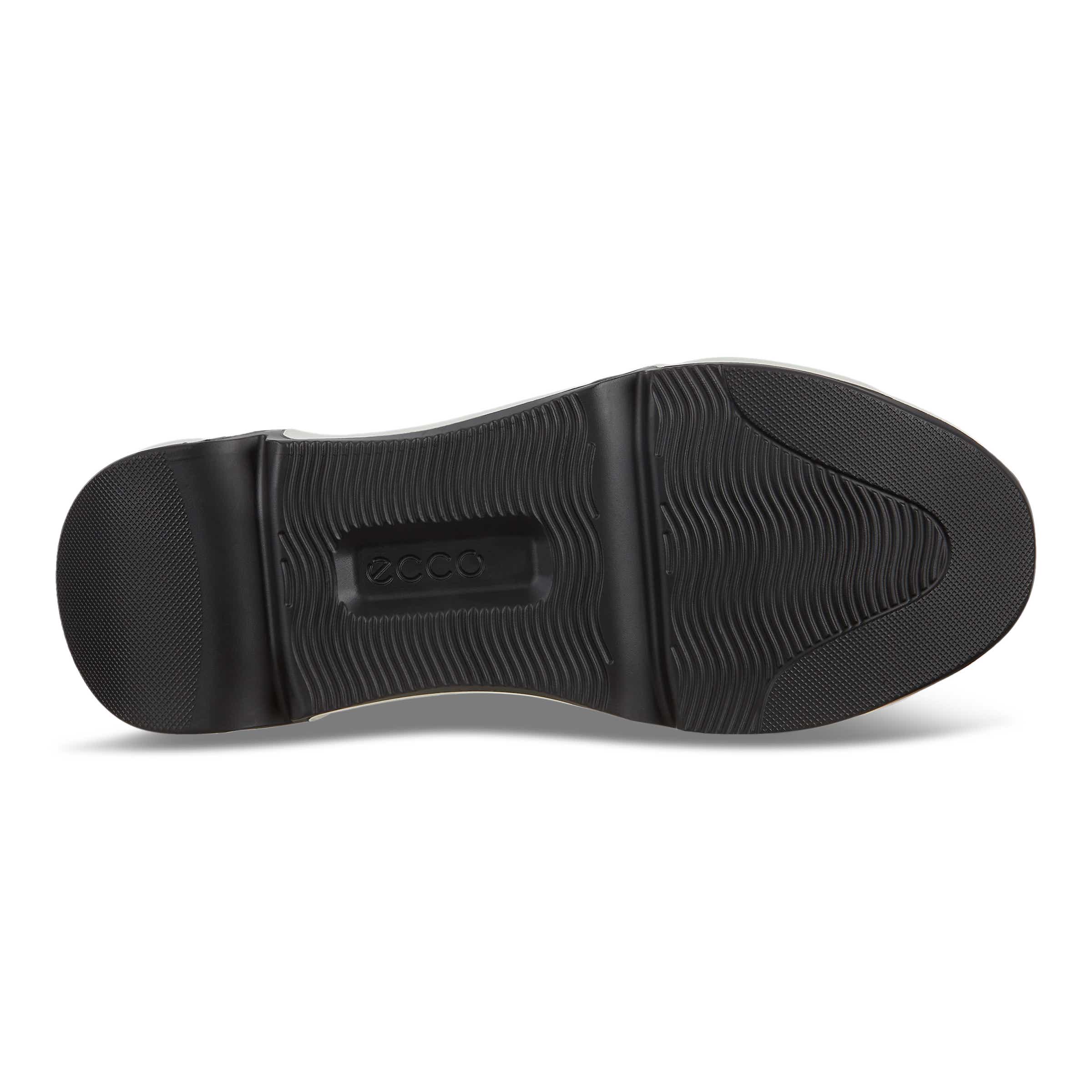 Women's ECCO® Chunky Sneaker Leather Platform Sneaker - White - Sole