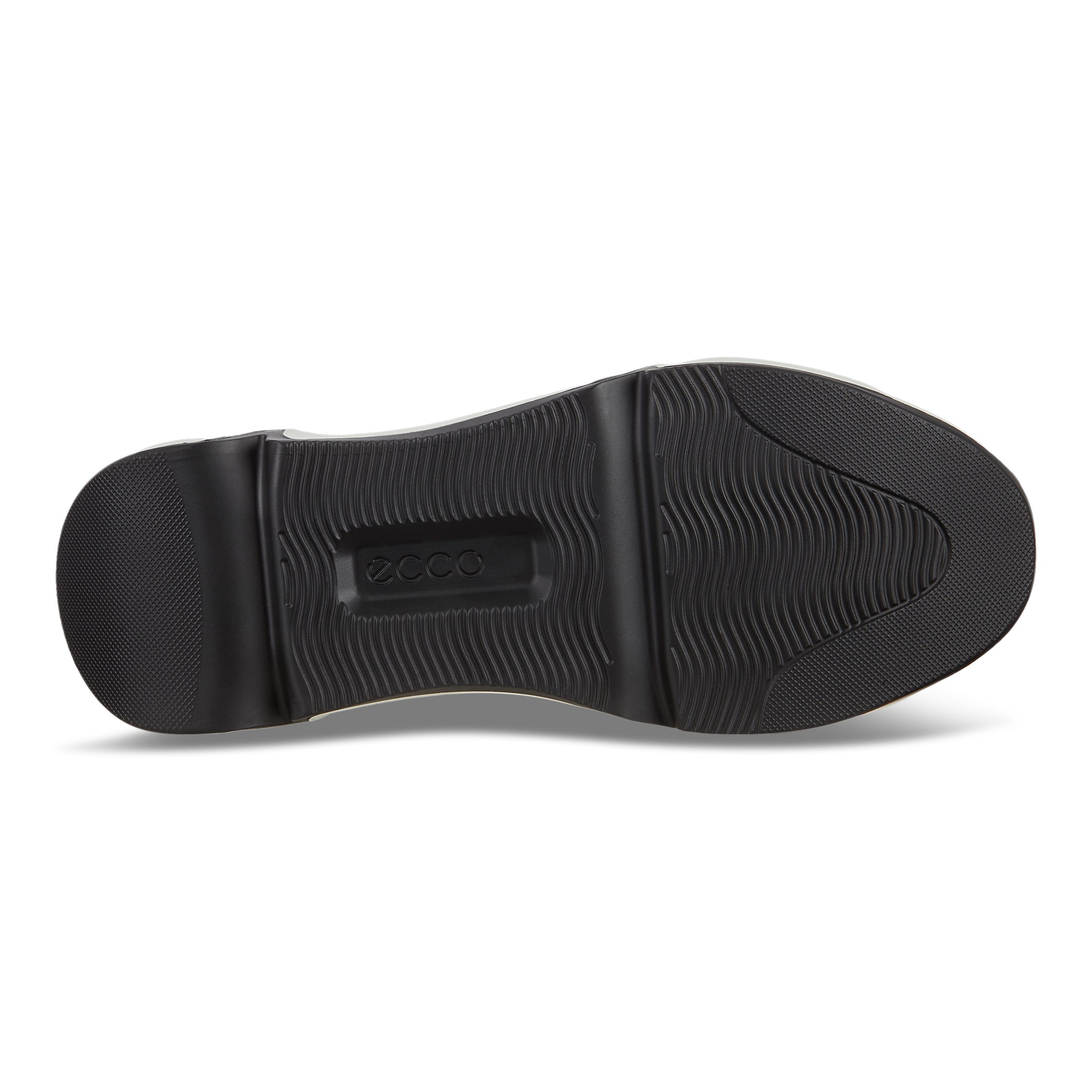 Women's ECCO® Chunky Sneaker Leather Platform Sneaker - White - Sole