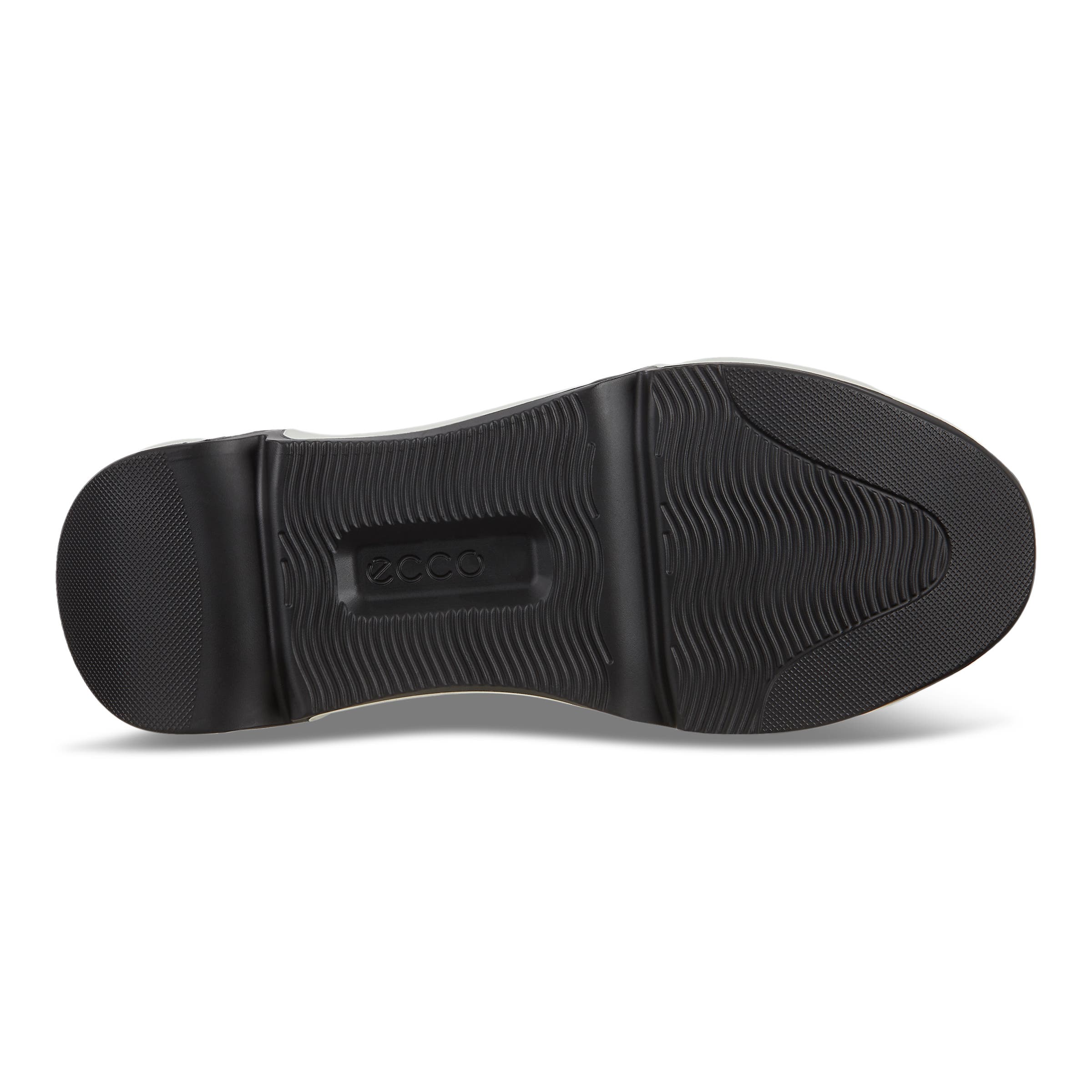 Women's ECCO® Chunky Sneaker Leather Platform Sneaker - White - Sole