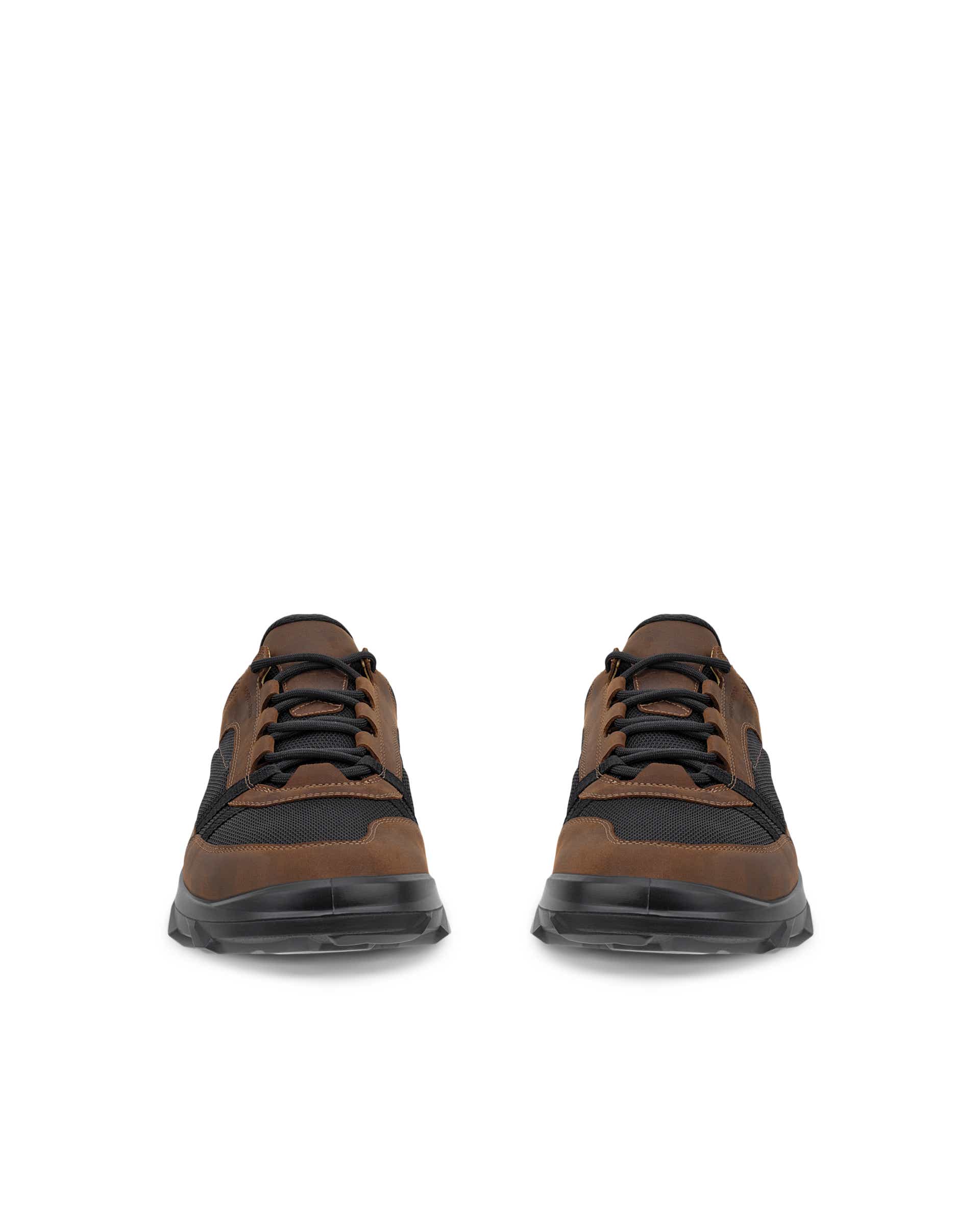 Men's ECCO® MX Nubuck Outdoor Waterproof Shoe - Brown - Front pair