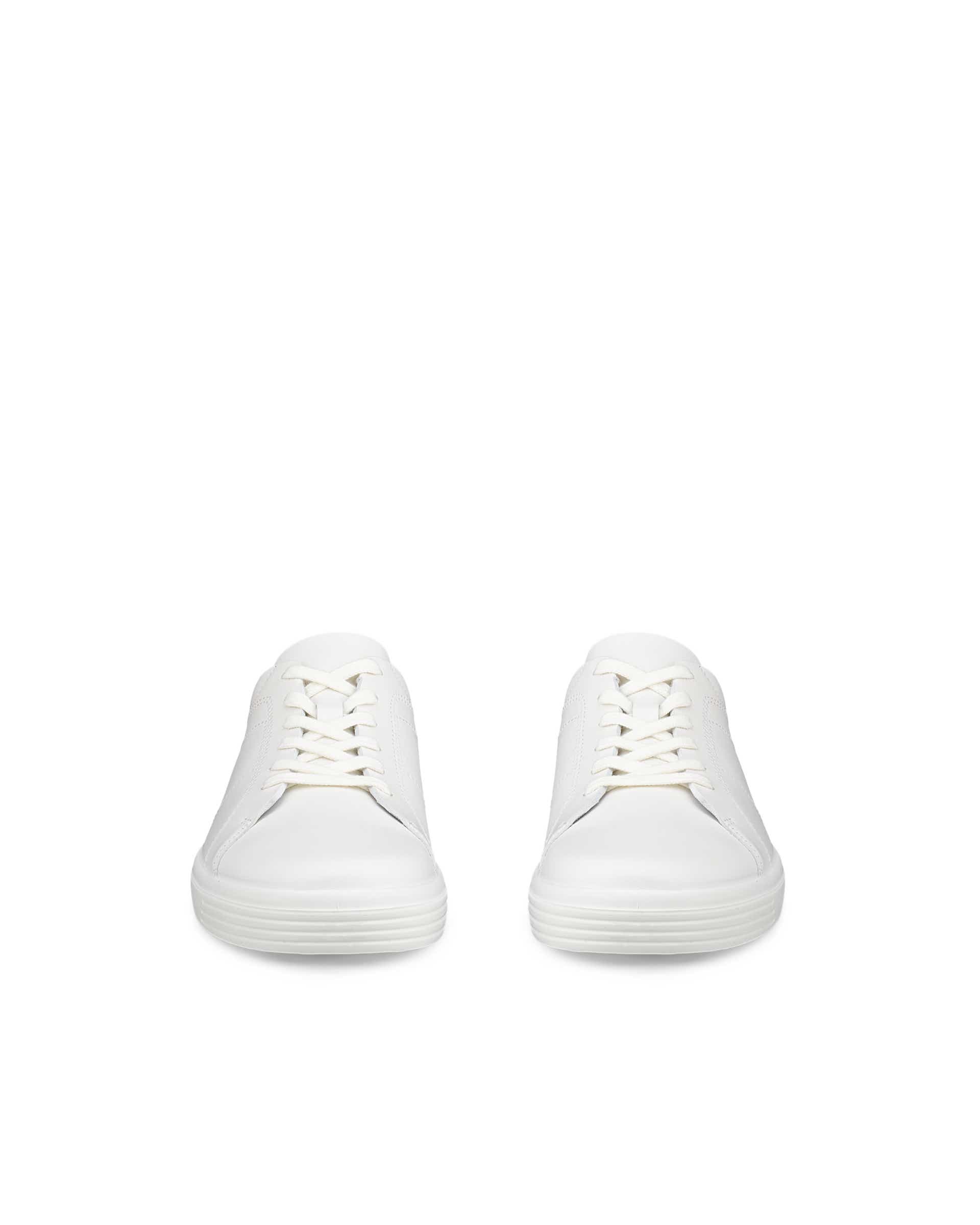 Zapatillas de piel ECCO® CLASSIC SNEAKER para hombre - Blanco - Front pair
