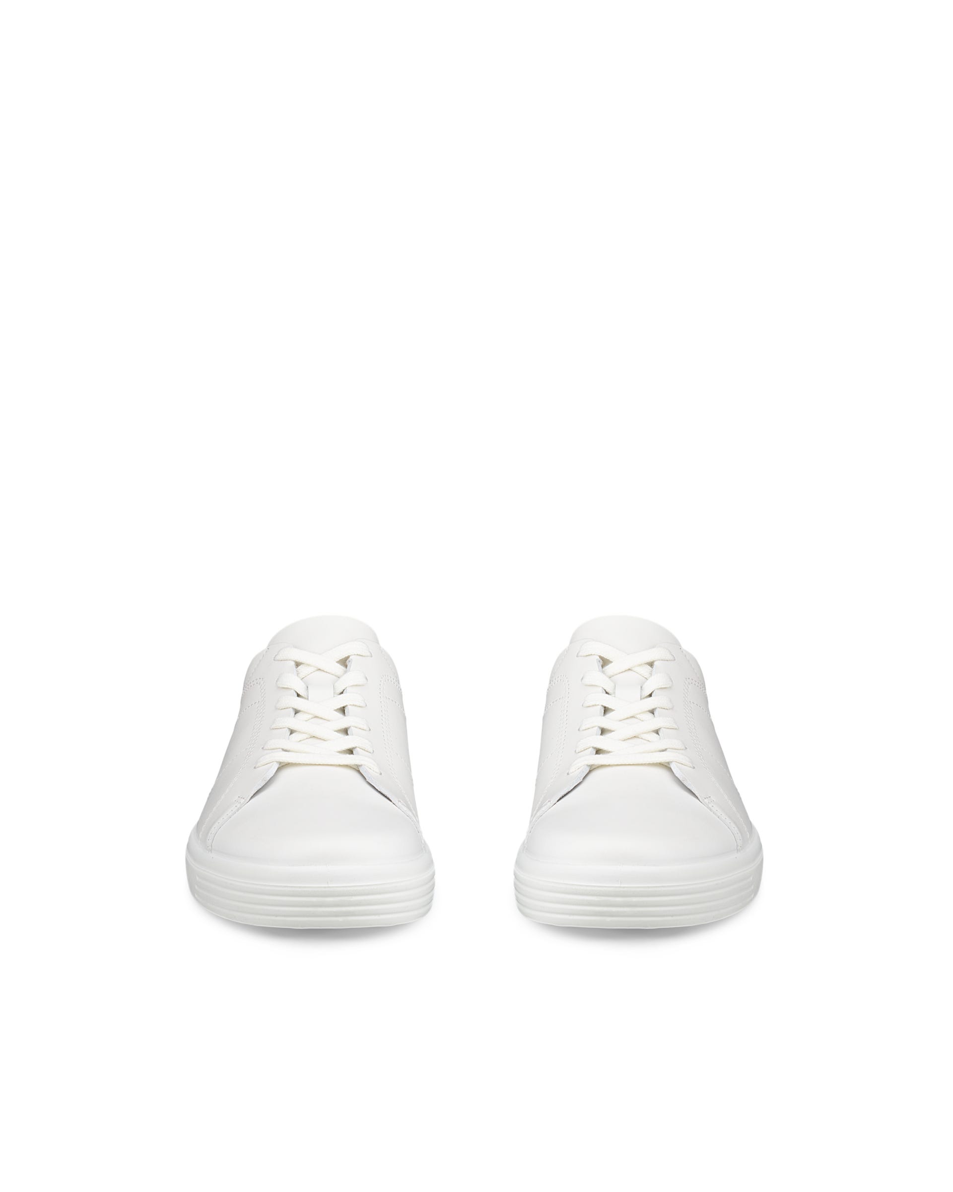 Zapatillas de piel ECCO® CLASSIC SNEAKER para hombre - Blanco - Outside