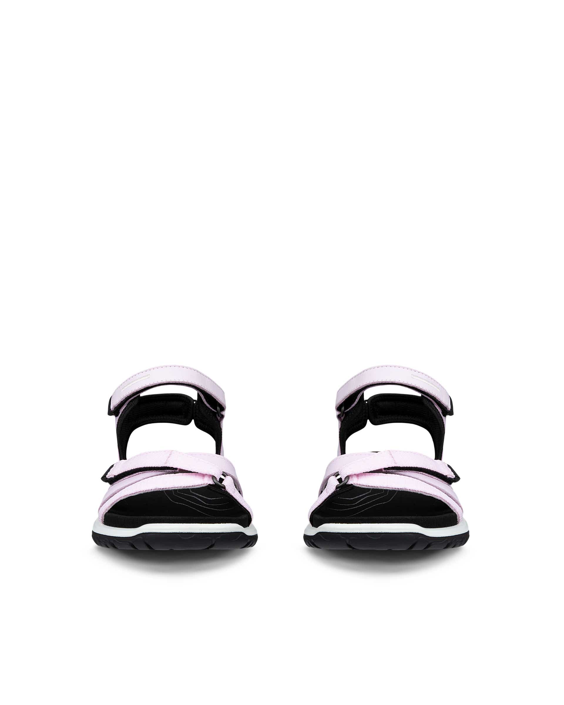 Women's ECCO® Offroad Roam Nubuck Walking Sandal - Pink - Front pair