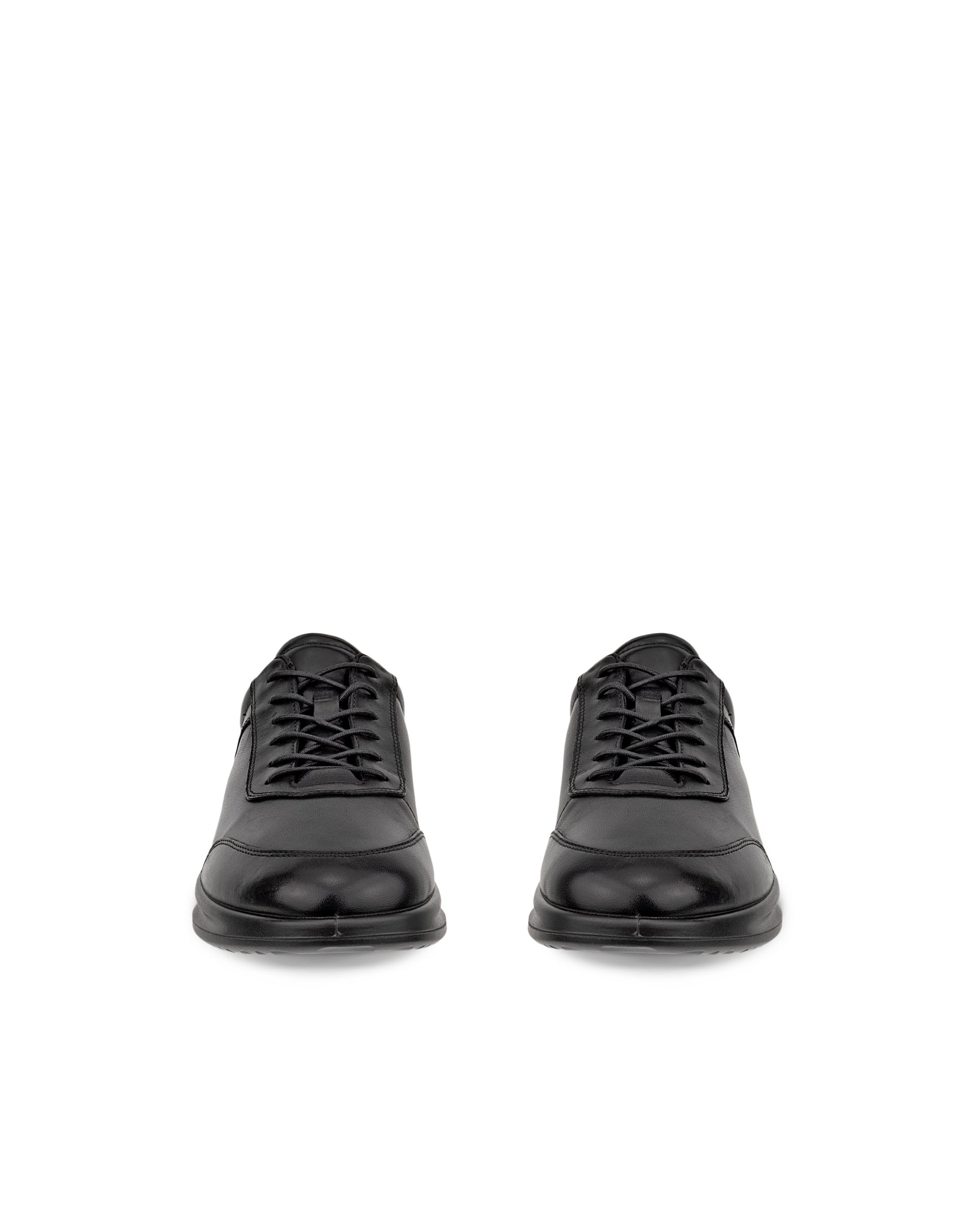ECCO Aquet メンズ レザーシューズ - ブラック - Front pair