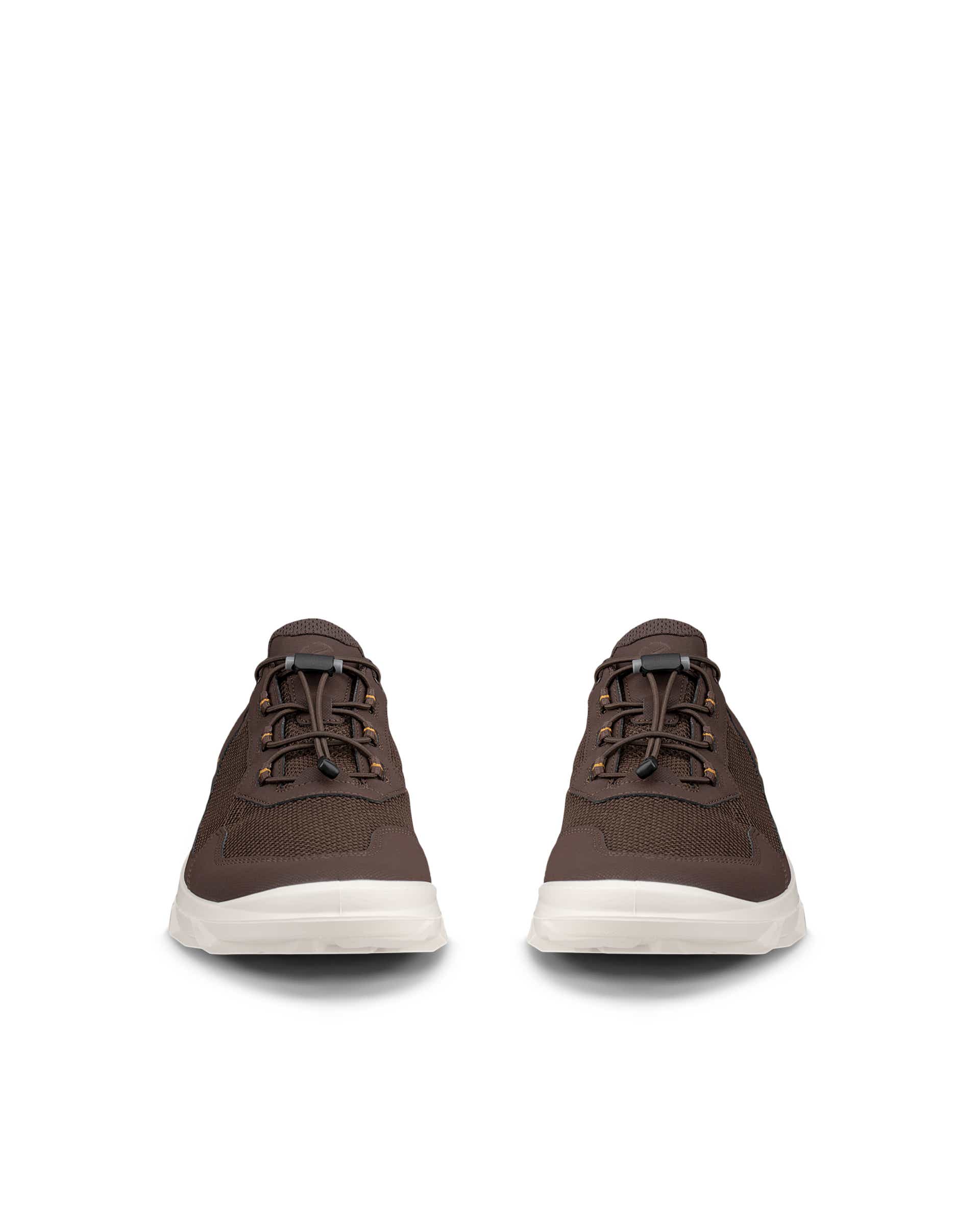 Men's ECCO® Mx Textile Outdoor Sneaker - Brown - Front pair