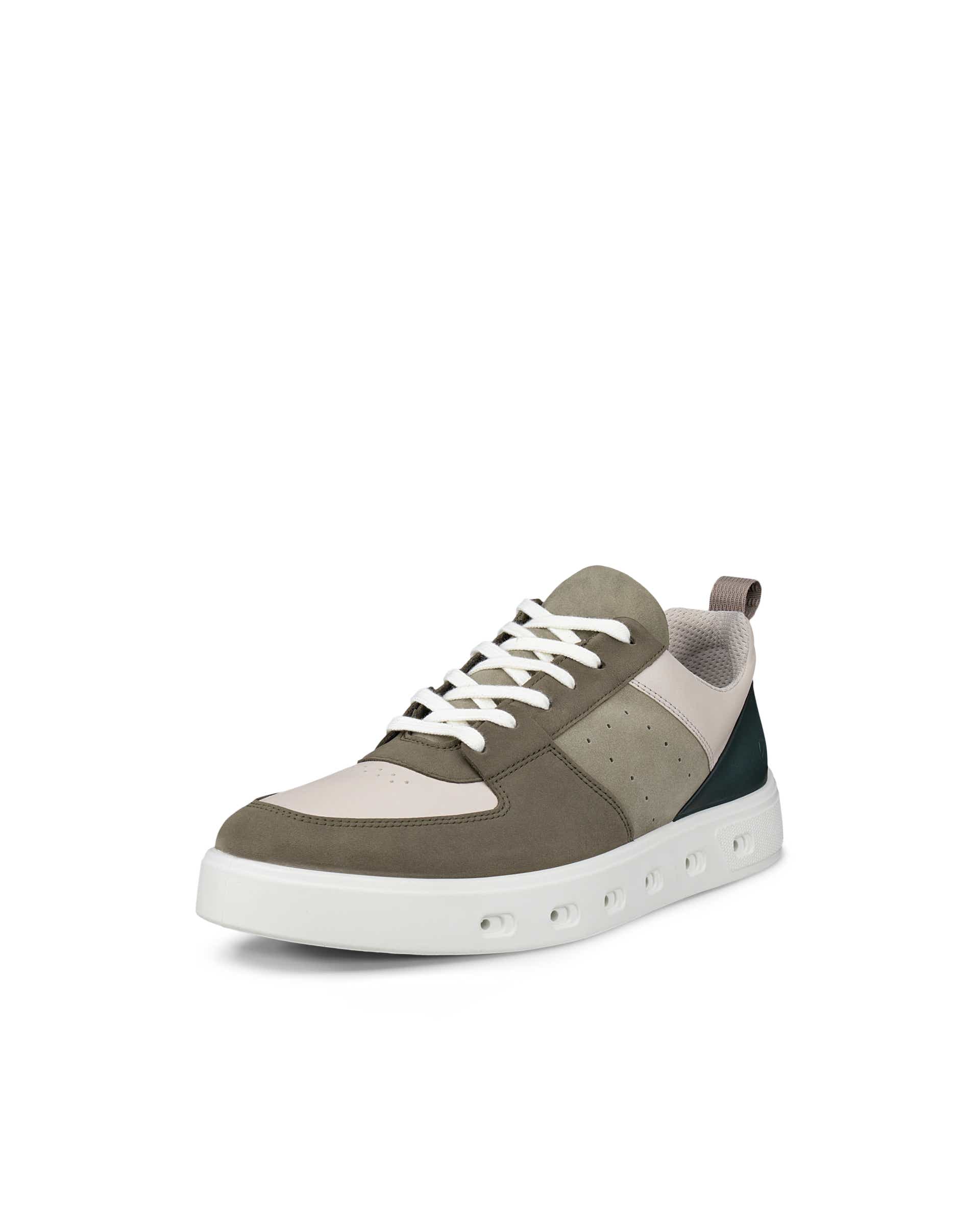 ECCO® STREET 720 heren leren sneaker met Gore-Tex - Groen - Main