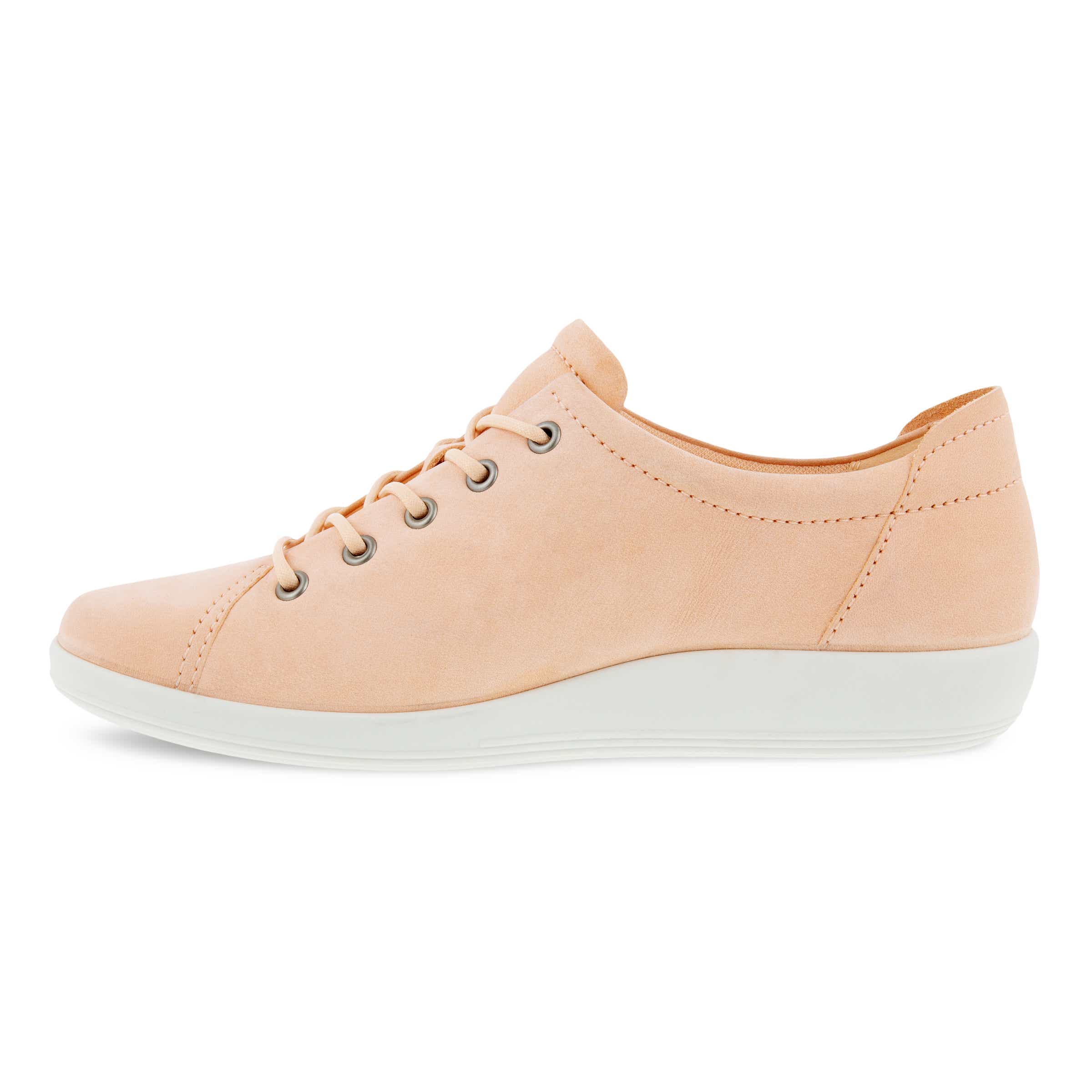 Women's ECCO® Soft 2.0 Nubuck Walking Shoe - Pink - Inside