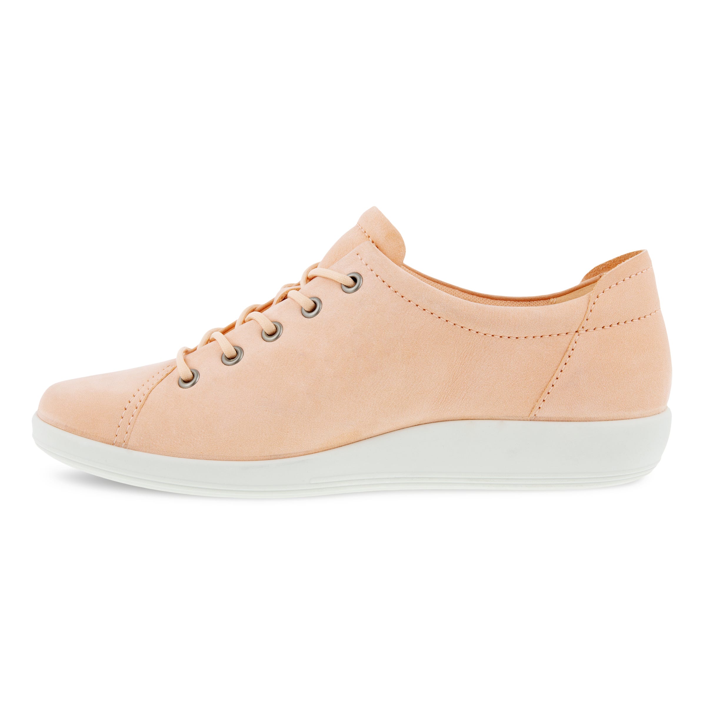 Women's ECCO® Soft 2.0 Nubuck Walking Shoe - Pink - Inside