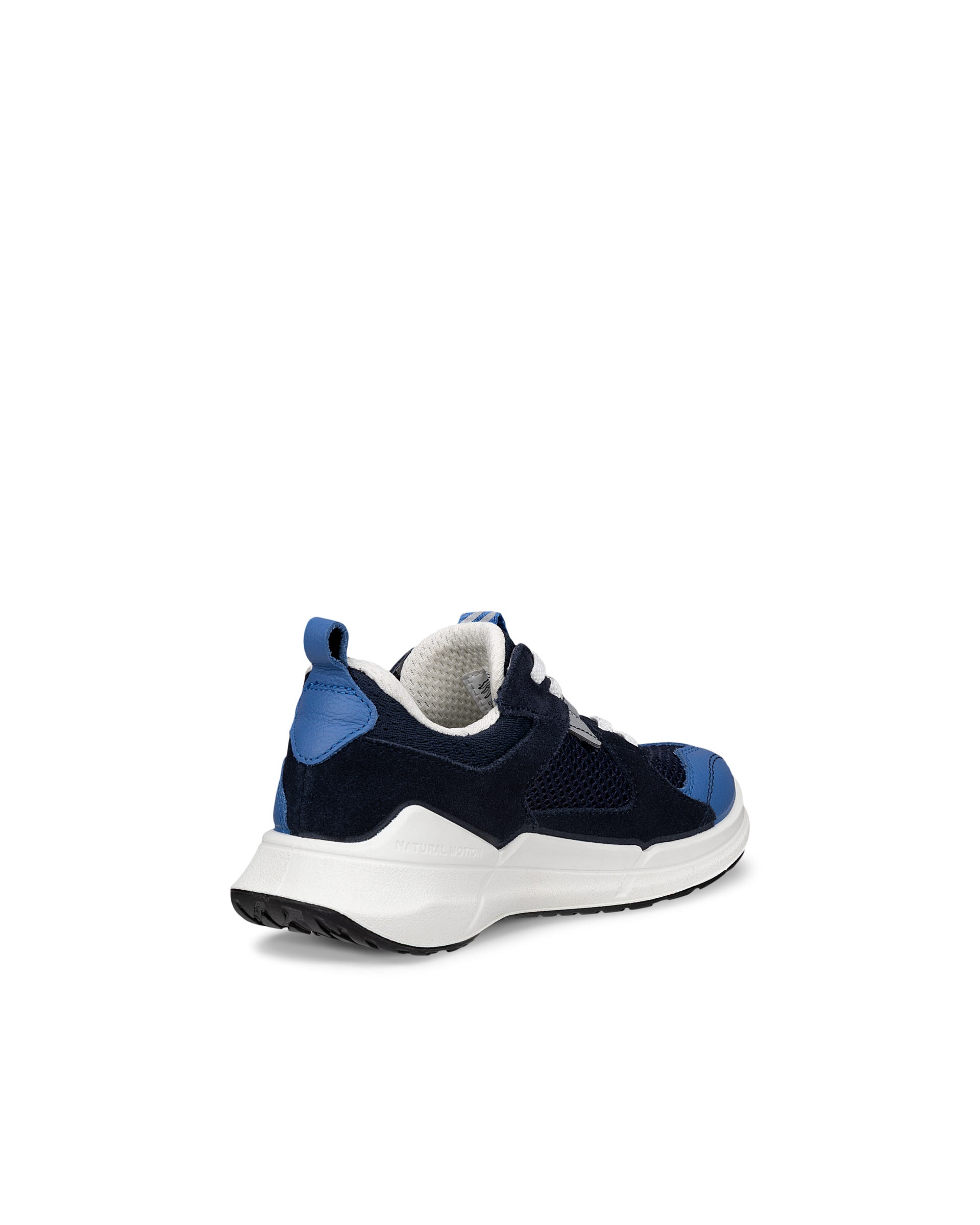 Dziecięce skórzane sneakersy ECCO® BIOM 2.2 - Niebieski - Back