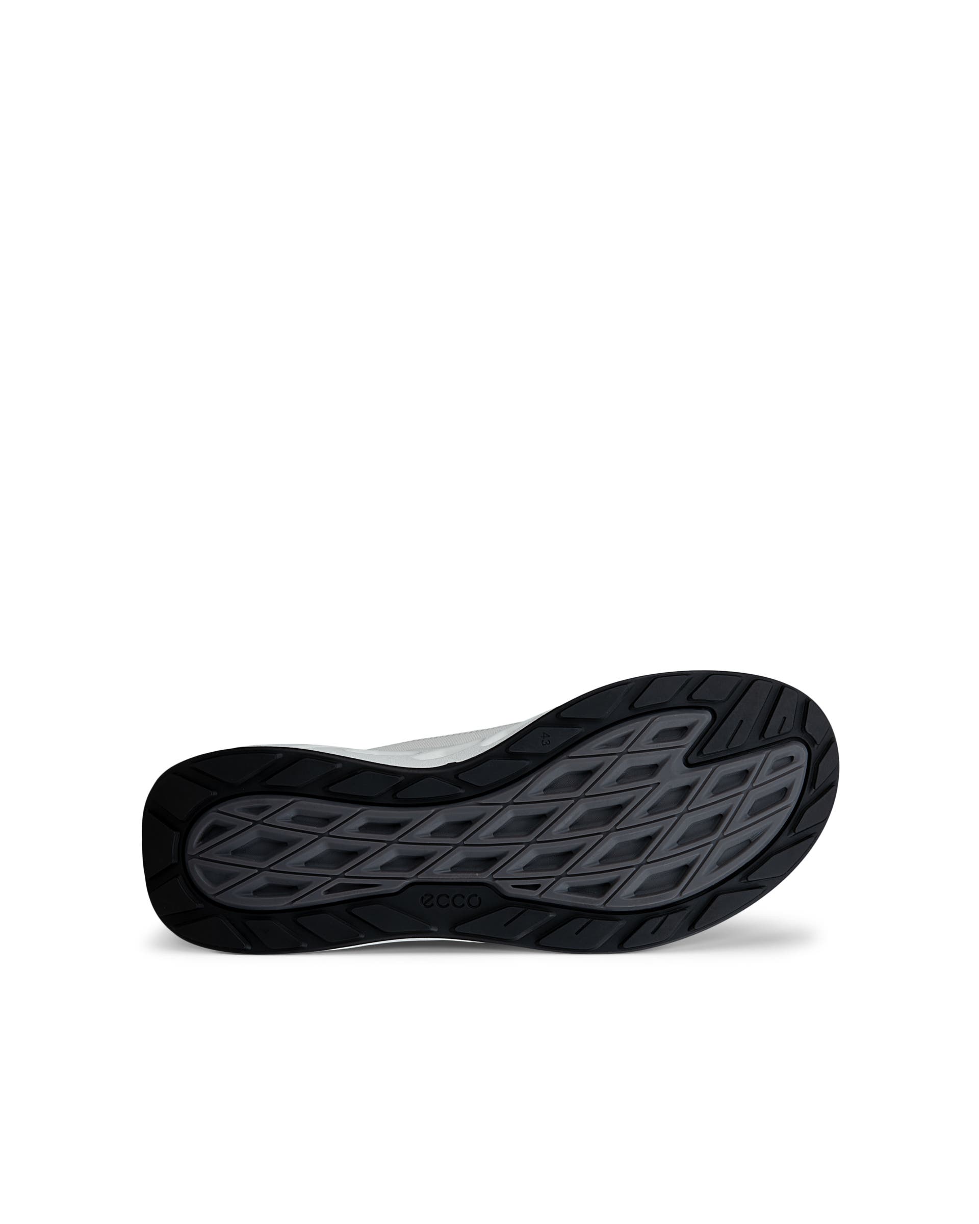 ECCO® BIOM 720 baskets de plein air en cuir Gore-Tex pour homme - Blanc - Sole