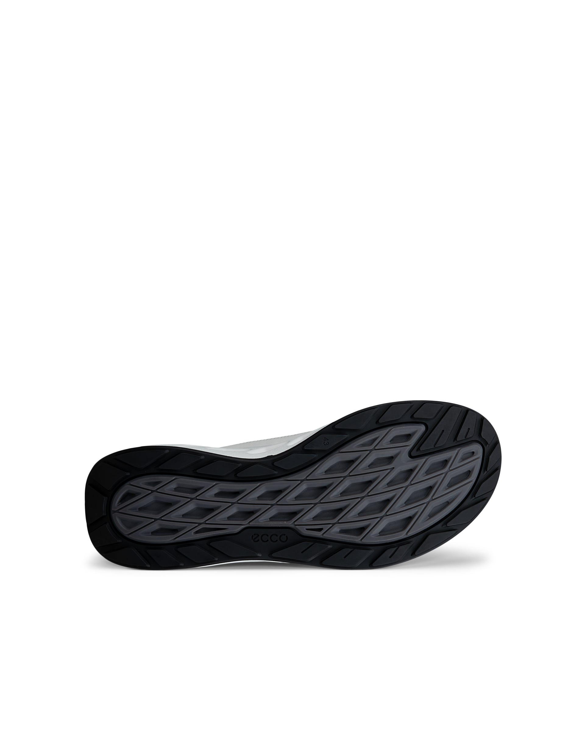 ECCO® BIOM 720 baskets de plein air en cuir Gore-Tex pour homme - Blanc - Sole