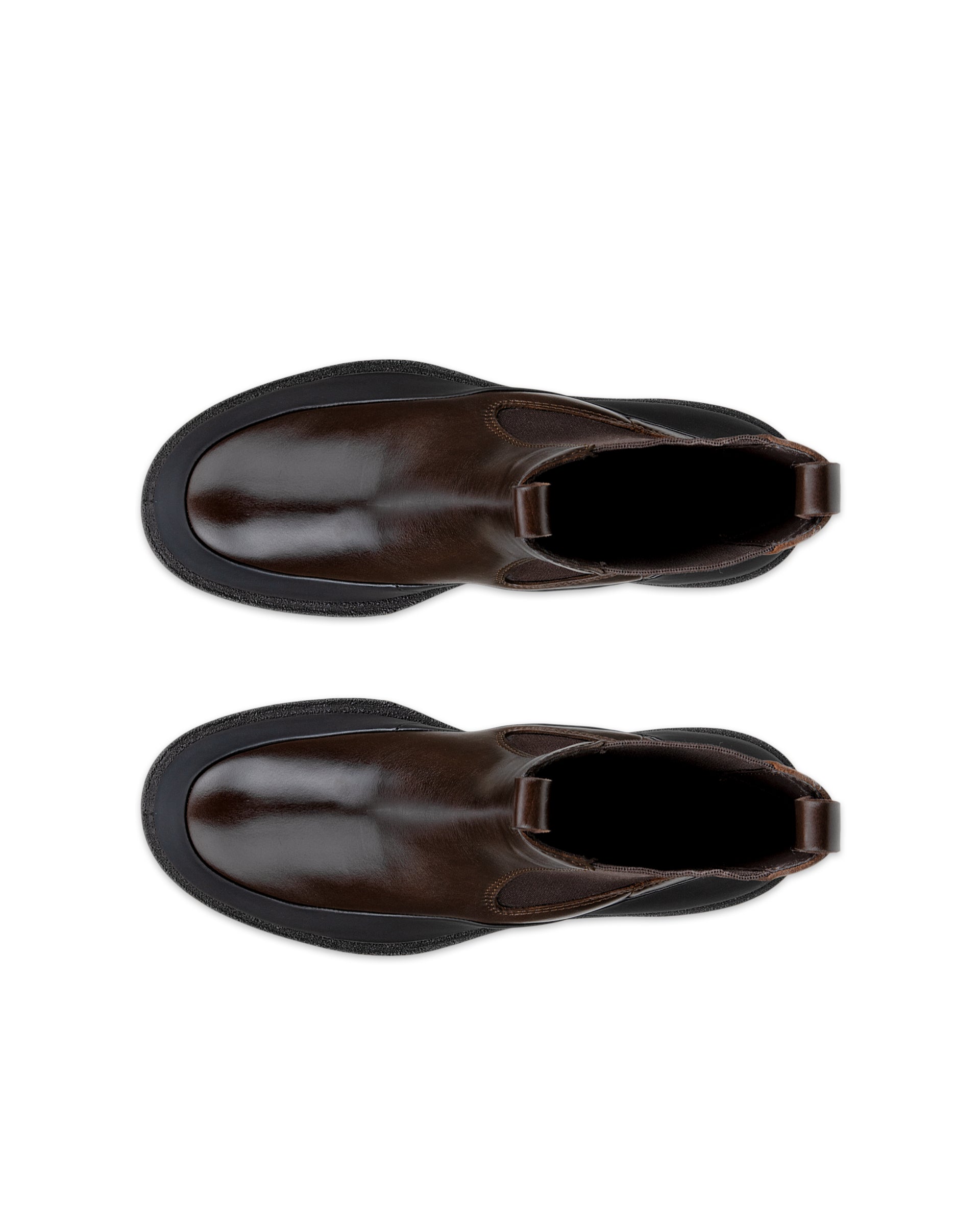 Dámske kožené nízke členkové čižmy ECCO® GRAINER - Hnedá - Top left pair