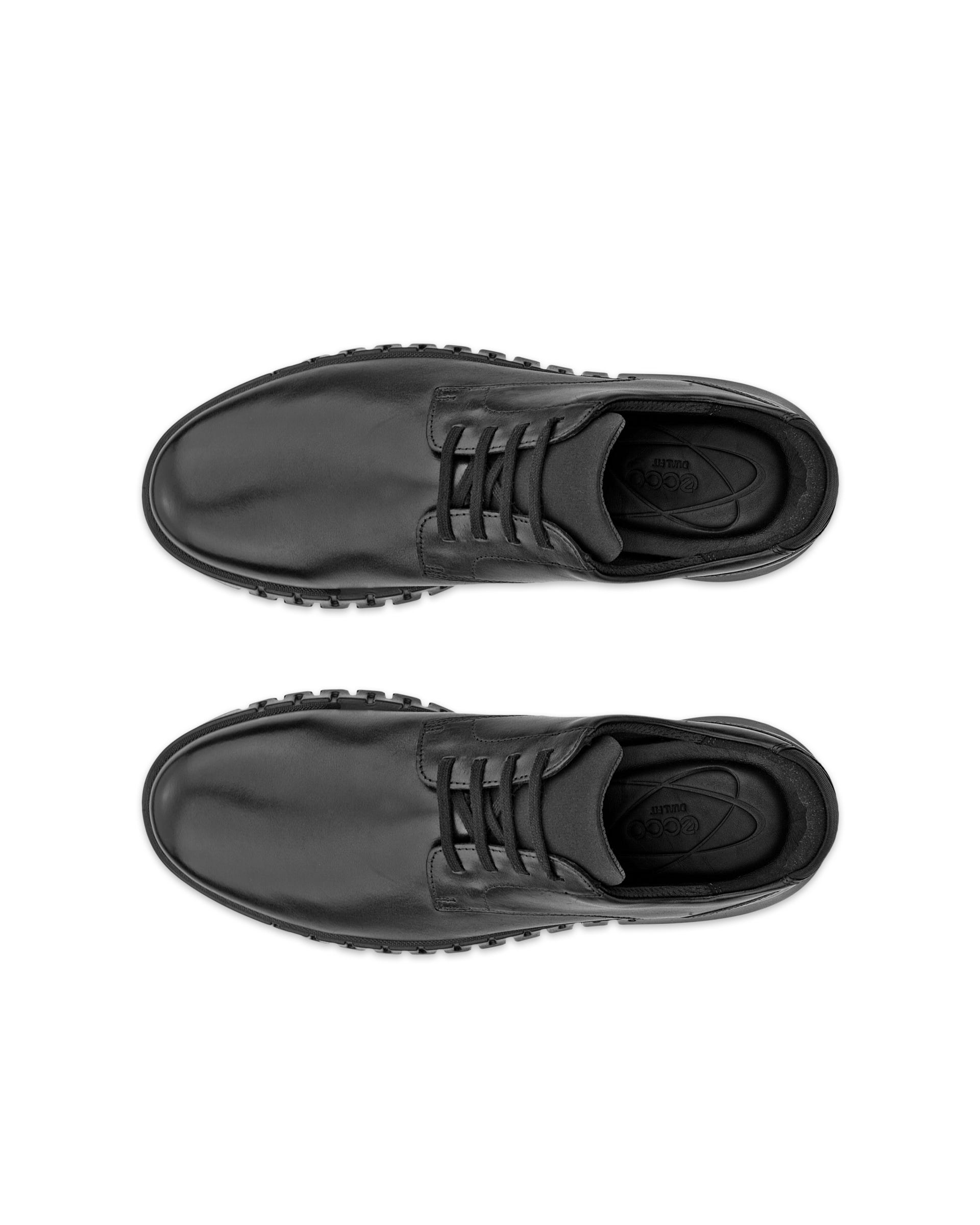 ECCO® Gruuv Studio Herren Lederslipper - Schwarz - Top left pair