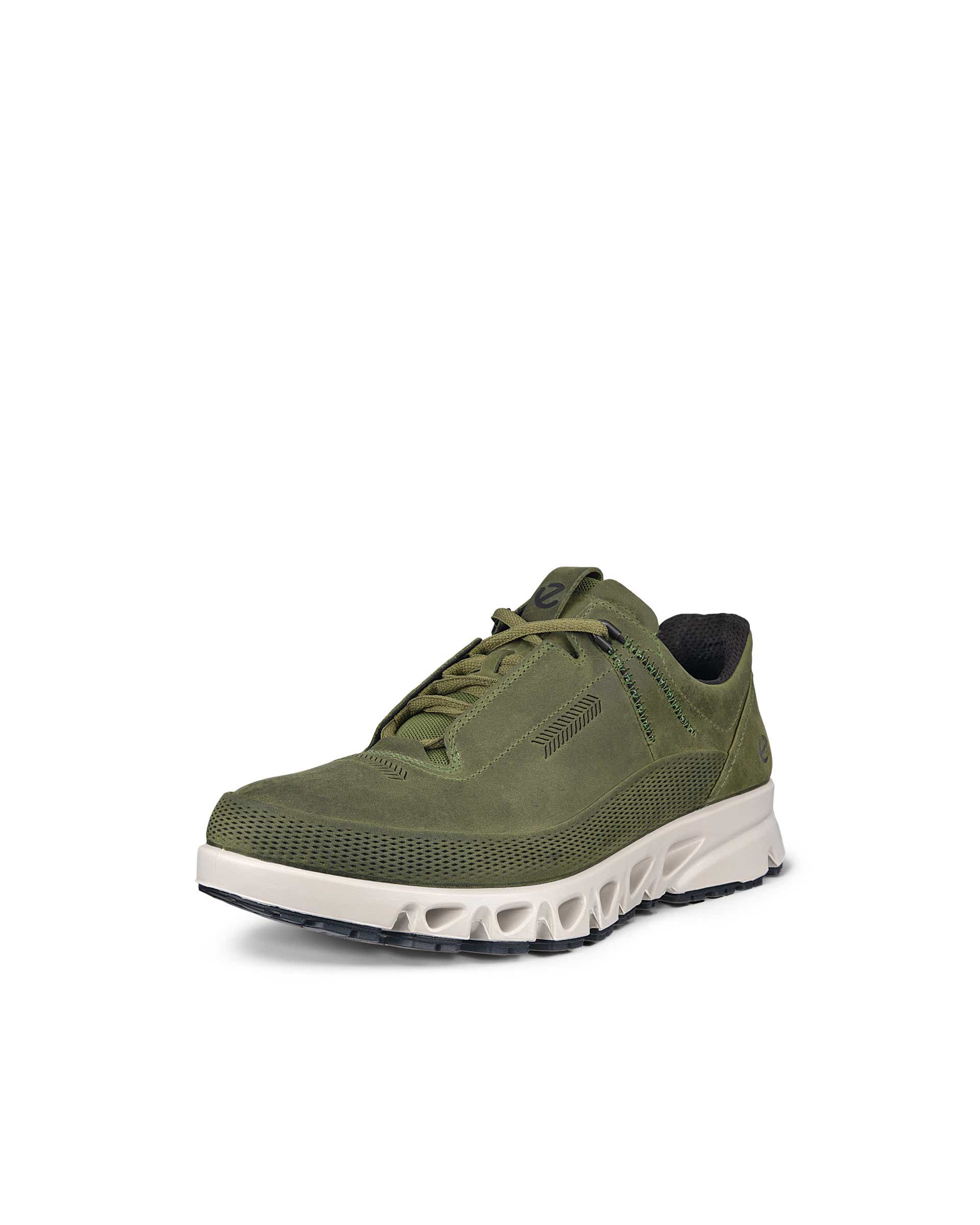 ECCO® Multi-Vent chaussures en nubuck Gore-Tex pour homme - Vert - Main