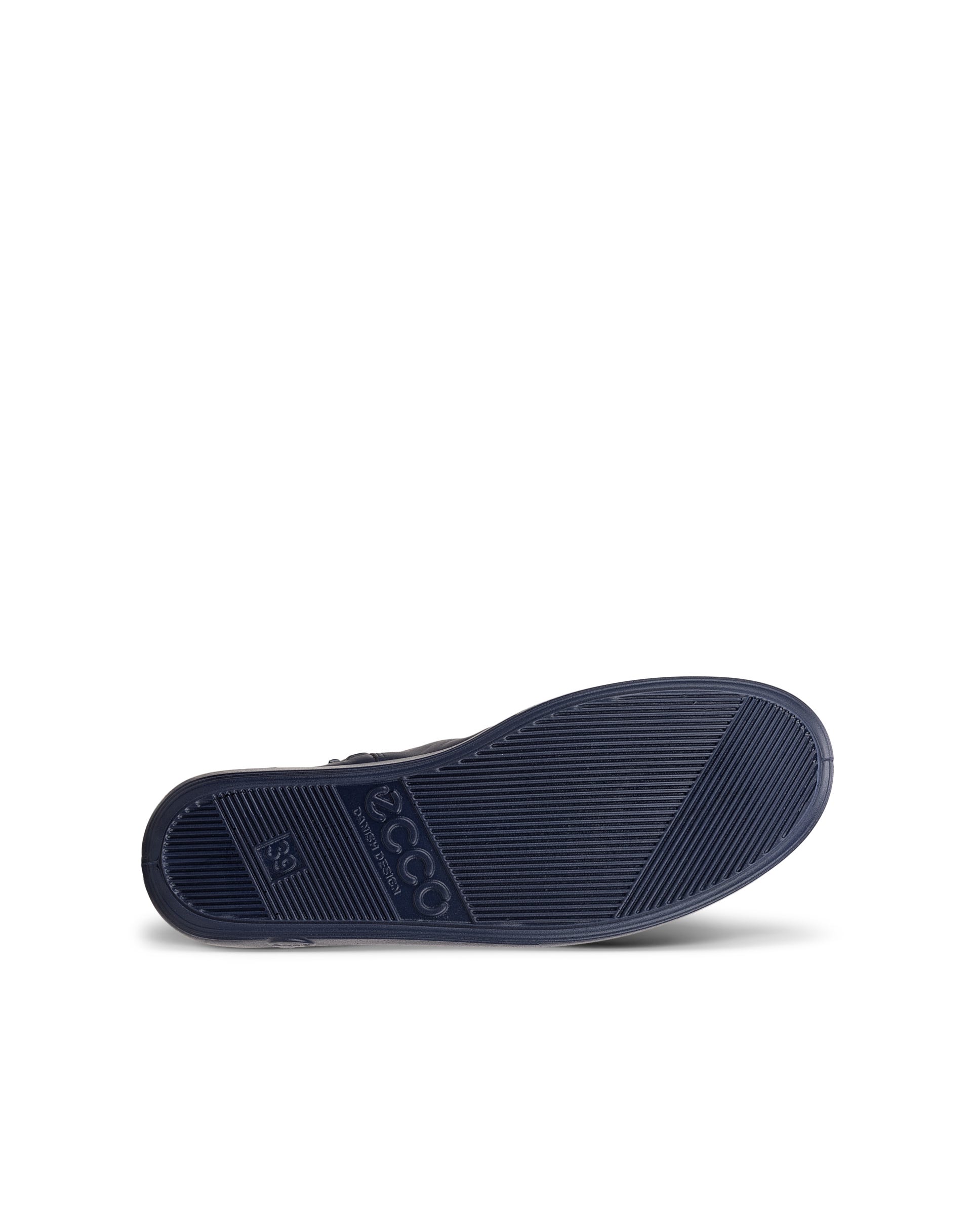 Dámske kožená šnurovacia obuv ECCO® SOFT 2.0 - Modrá - Outside