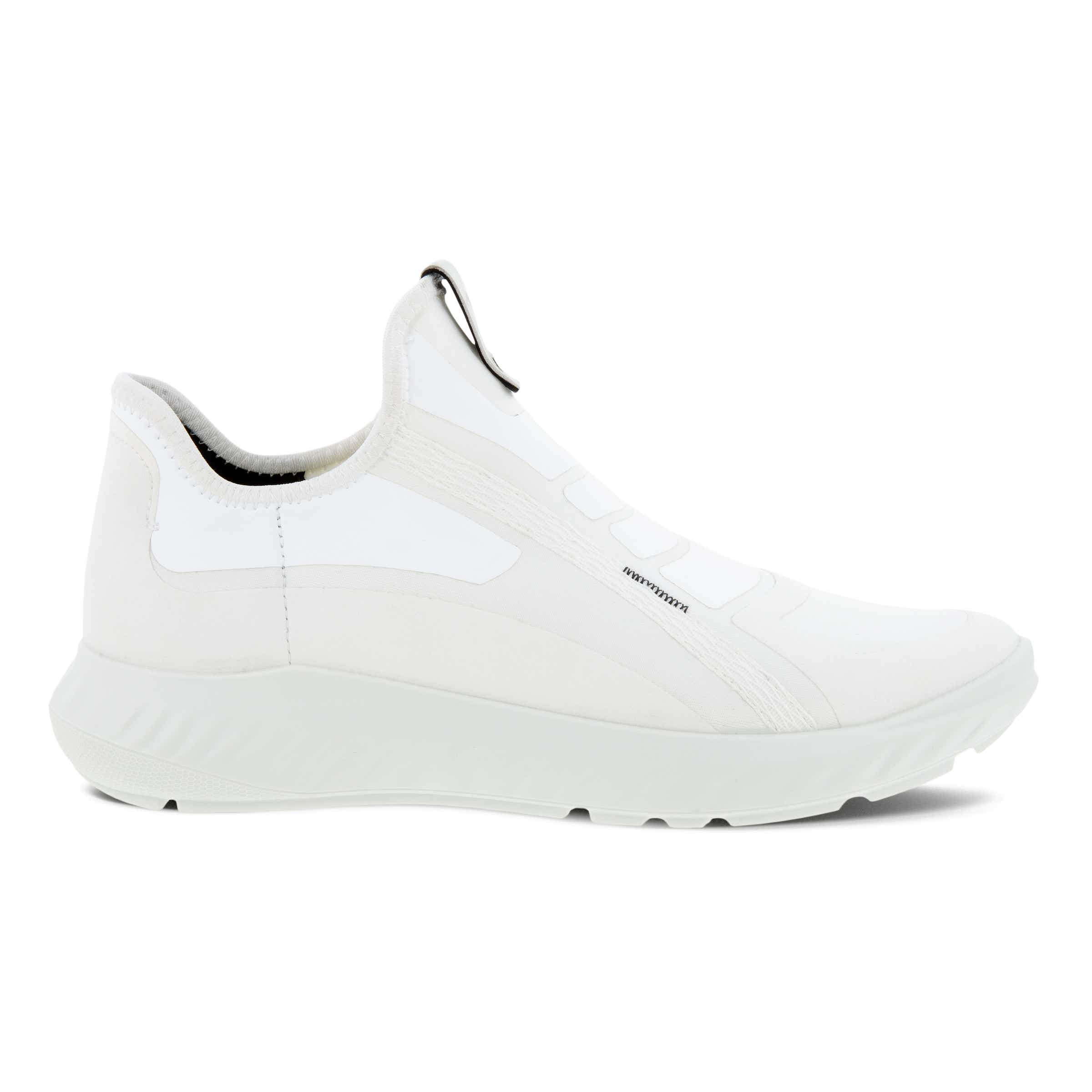 ECCO ATH 1F Low ウィメンズ テキスタイルスニーカー - ホワイト - Outside