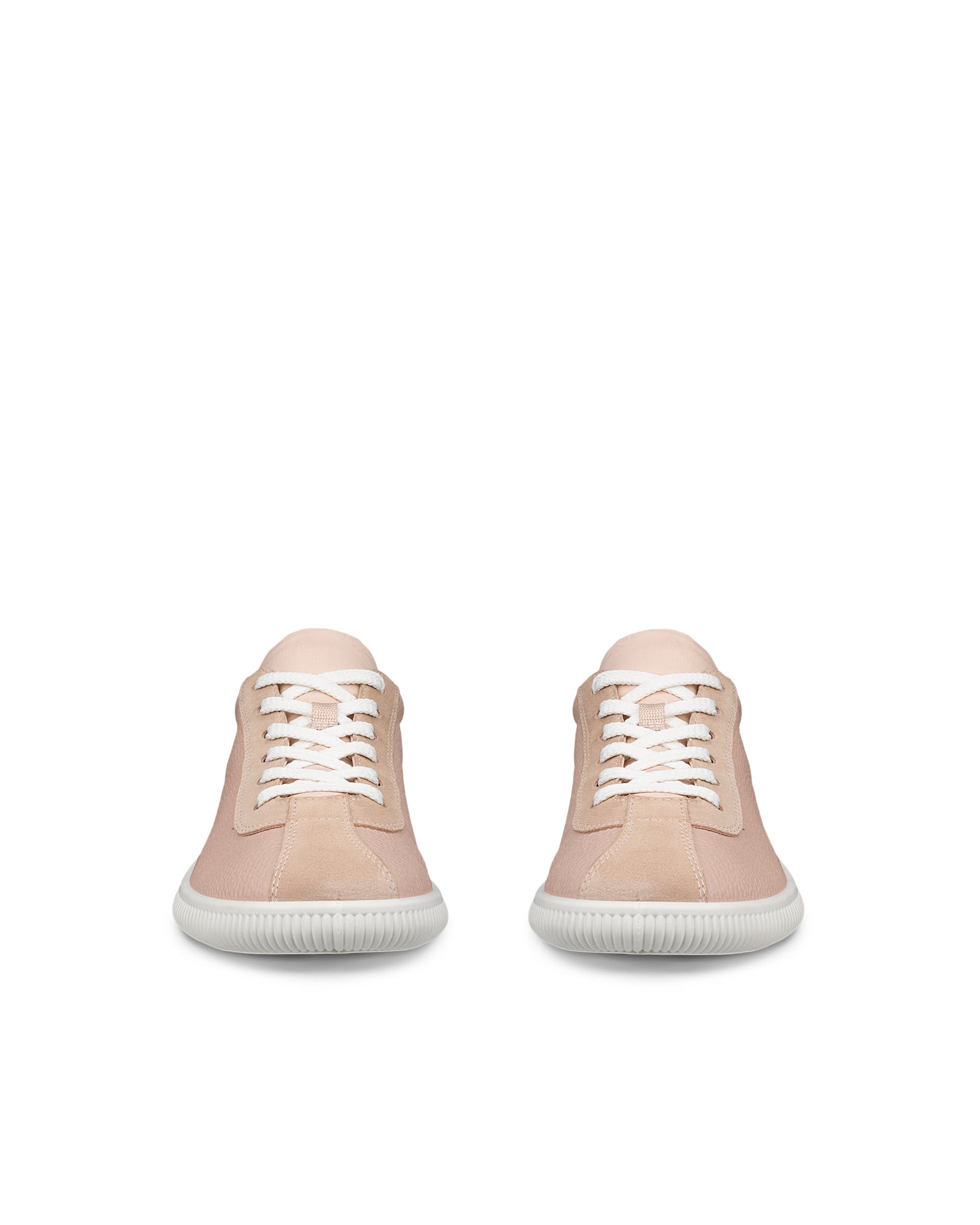 ECCO® Soft Zero baskets en cuir pour femme - Rose - Front pair
