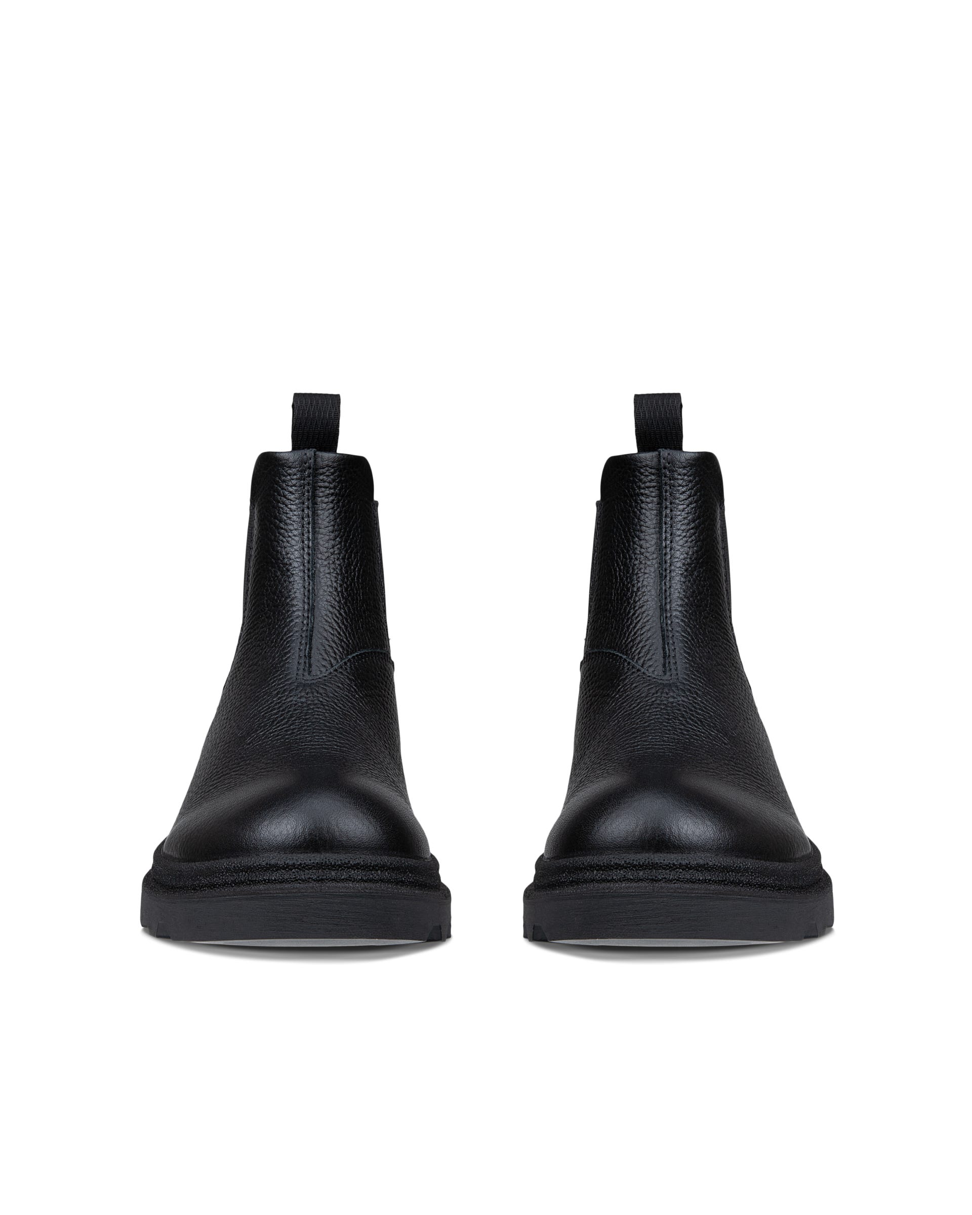 ECCO® GRAINER botte Chelsea en cuir pour femme - Noir - Outside