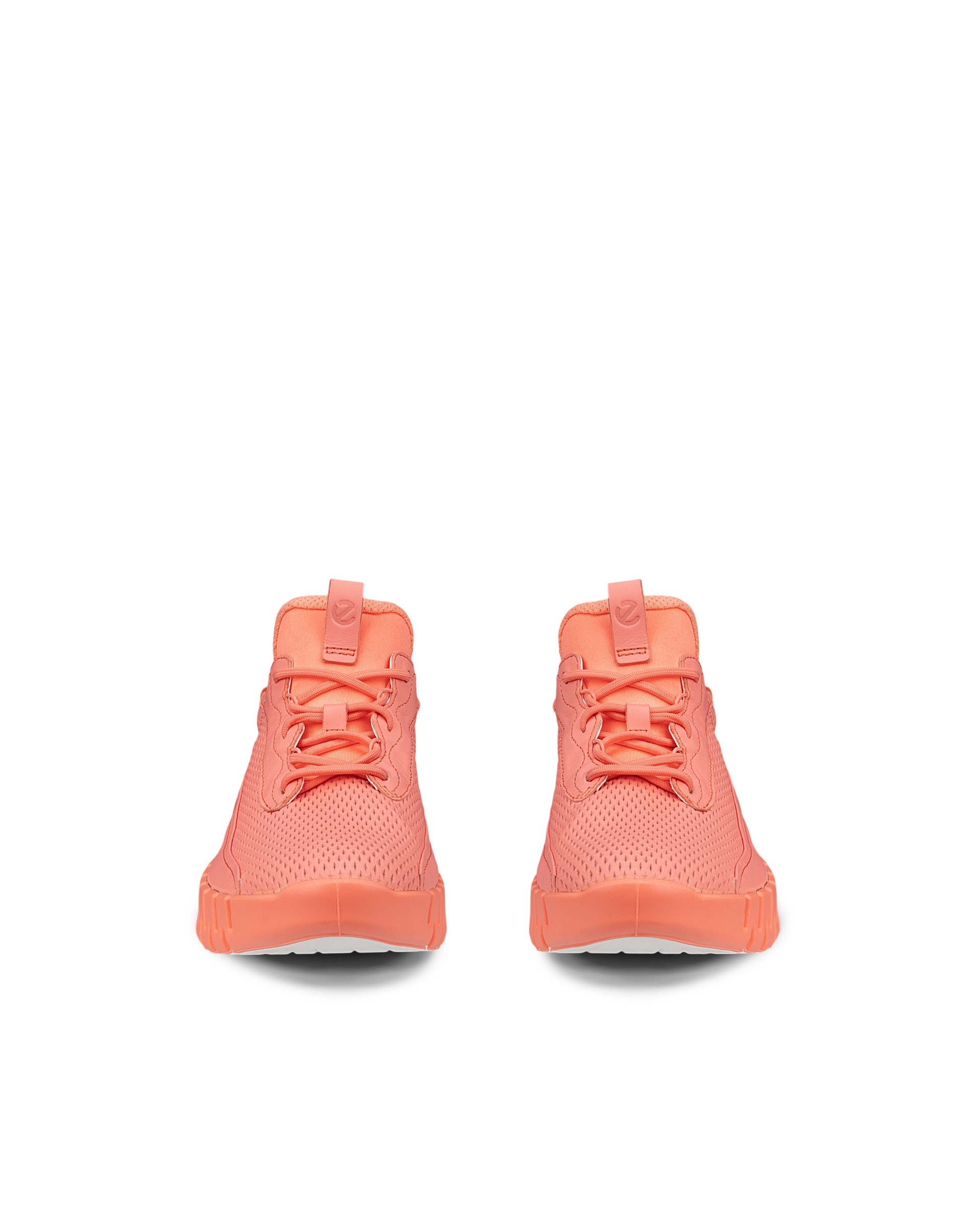 Women's ECCO® Gruuv Leather Sneaker - Orange - Front pair