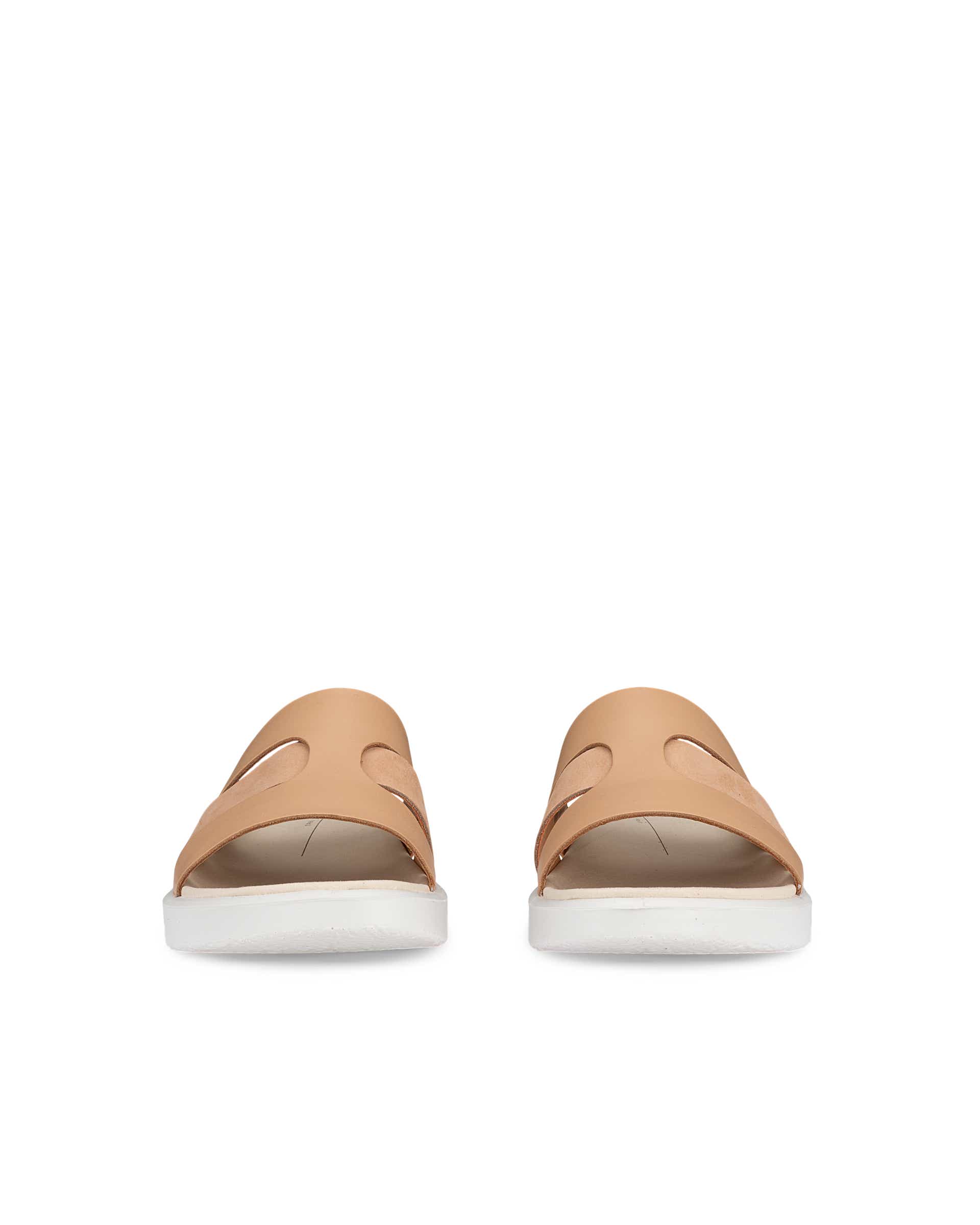 ECCO FLOWT WOMEN'S SLIDE - Brown - Front pair