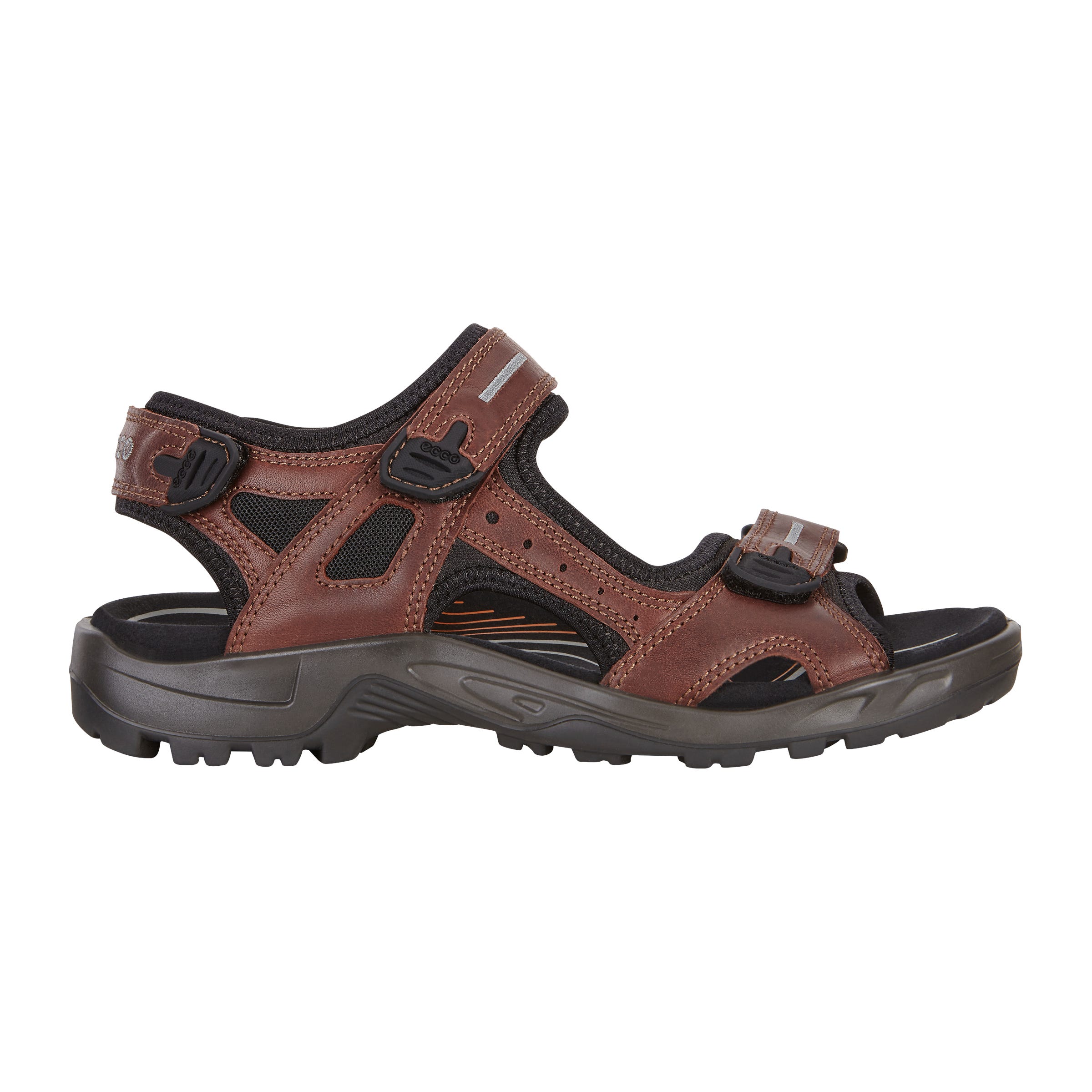 ECCO YUCATAN M SANDAL OIL - Brown - Outside