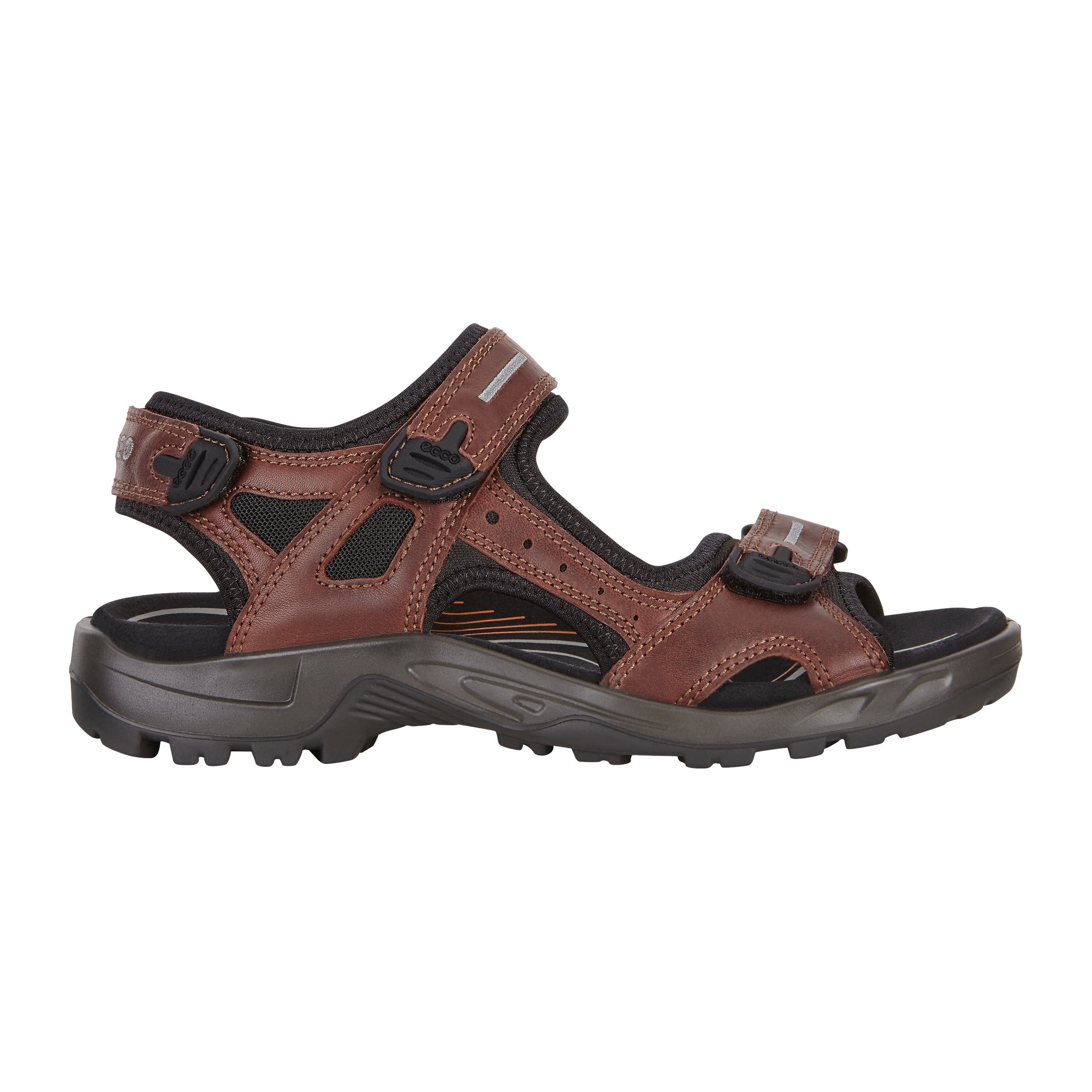 ECCO YUCATAN M SANDAL OIL - Brown - Outside
