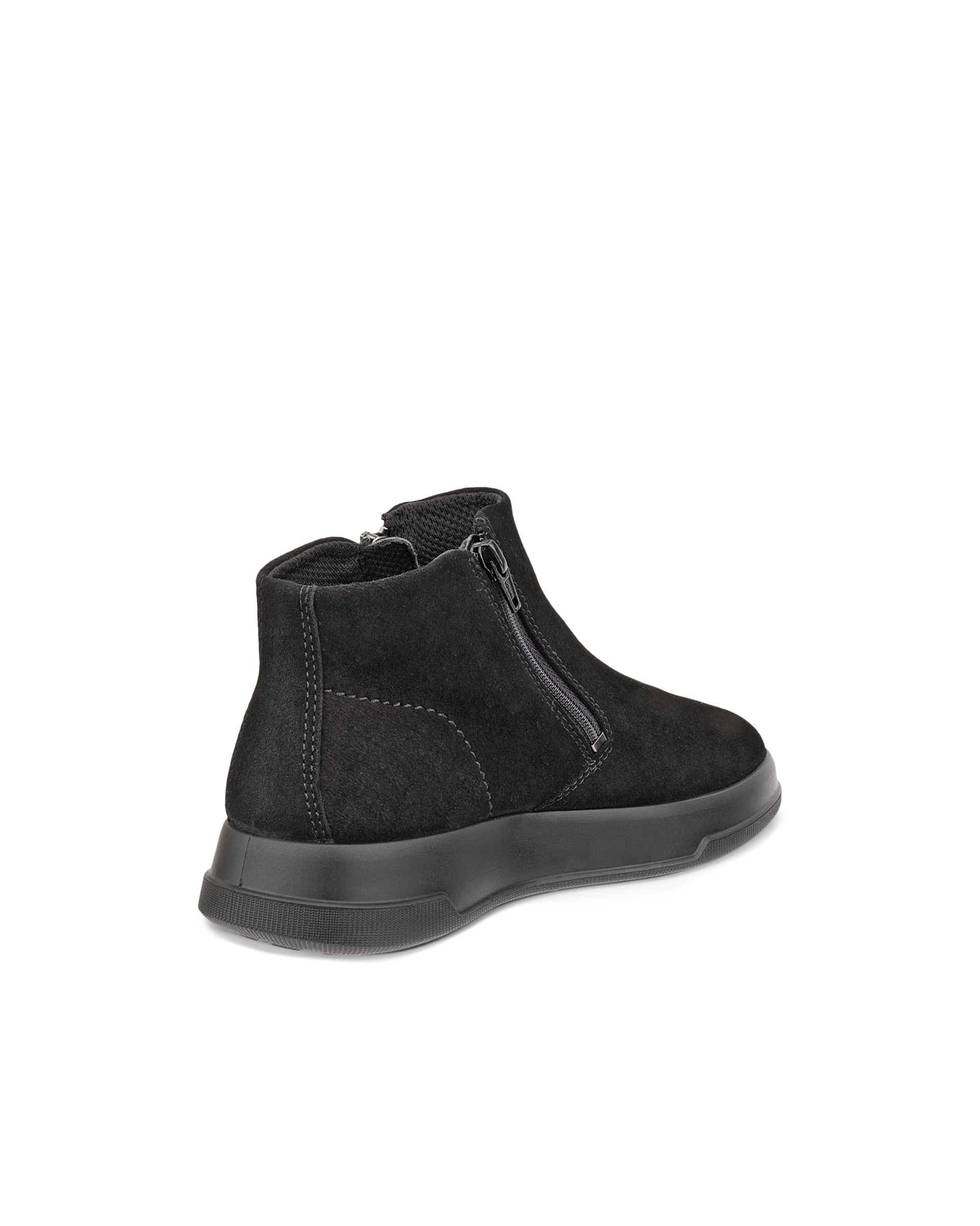 Damskie zamszowe buty ECCO® MOVE - Czarny - Back