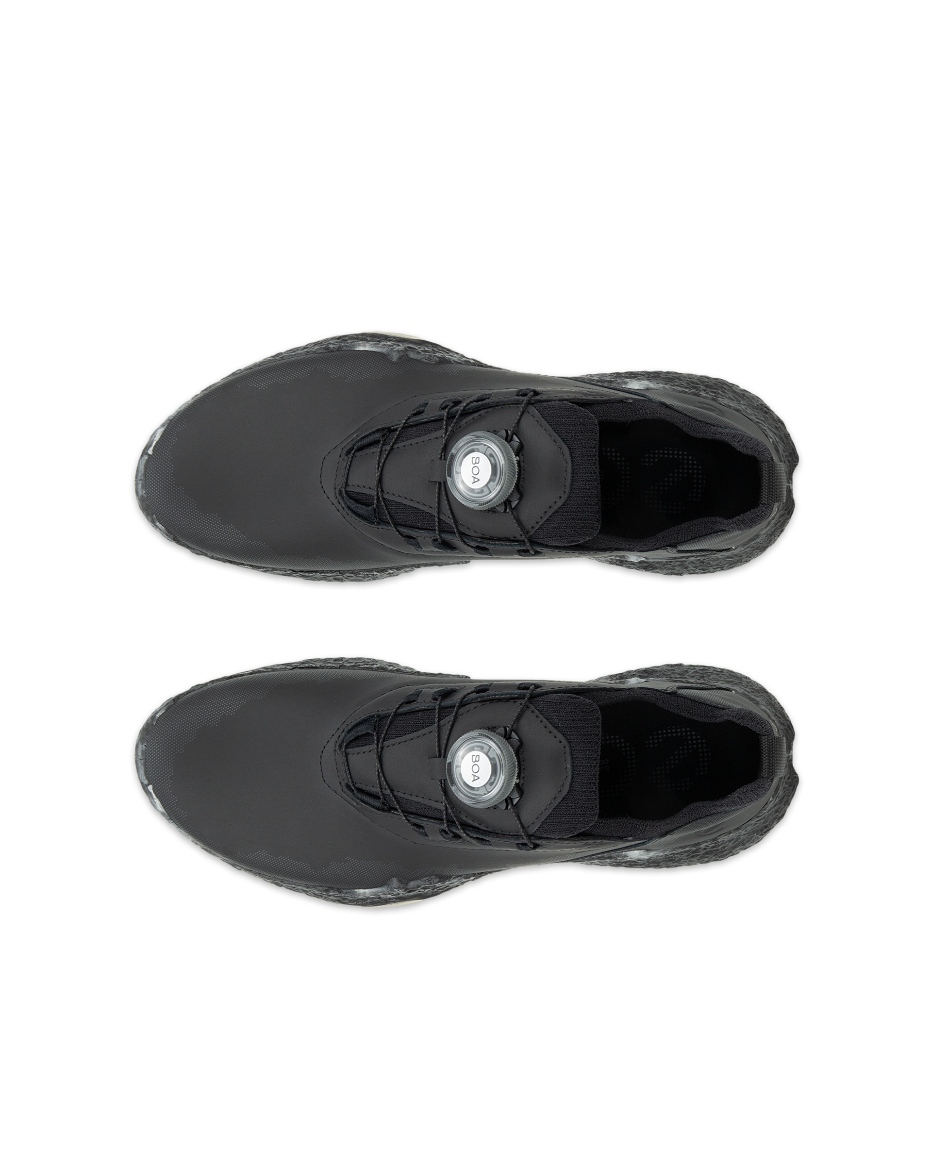 ECCO BIOM H5 BOA WOMEN'S GOLF SHOE - Black - Top left pair