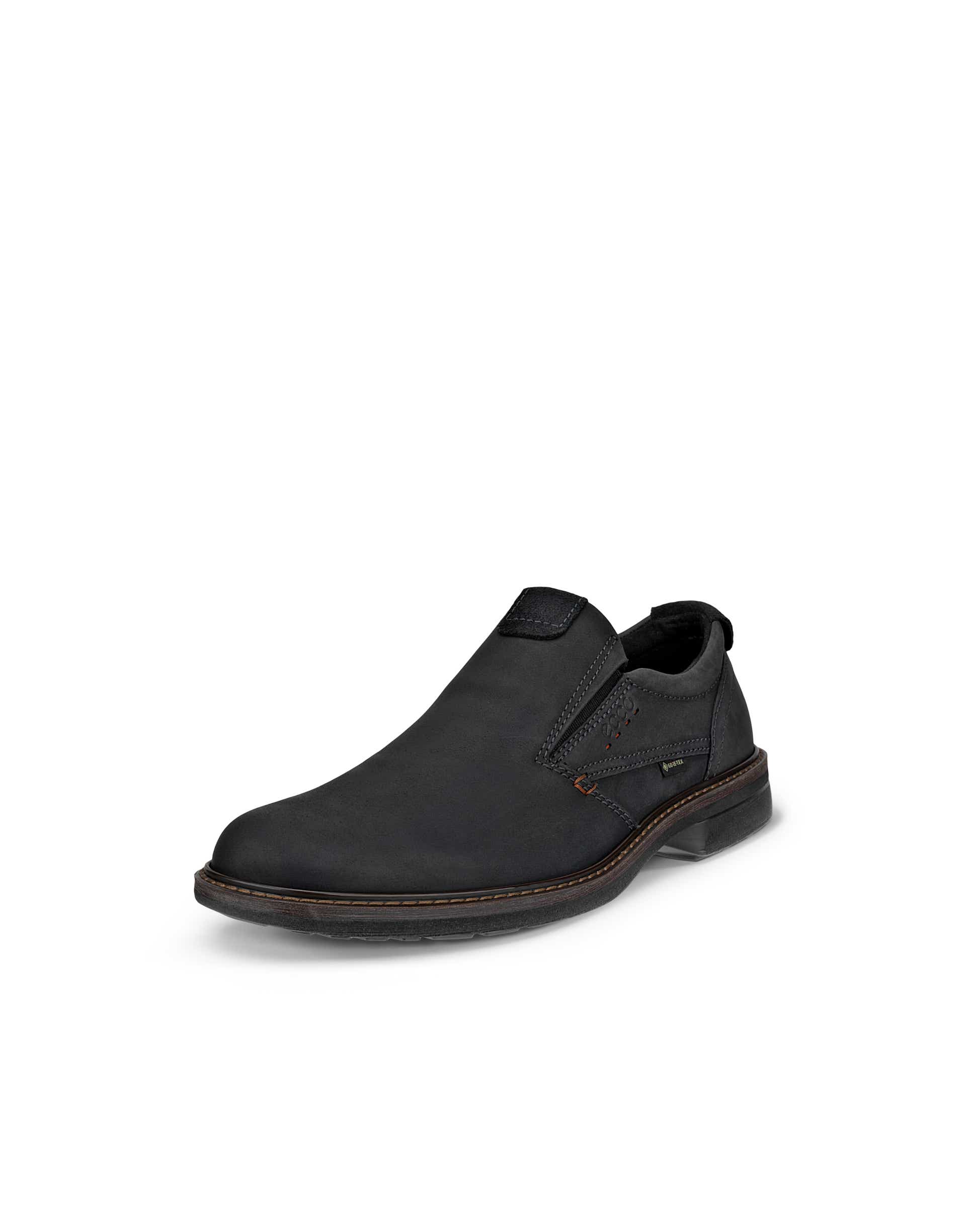 ECCO® Turn chaussures sans lacet en cuir Gore-Tex pour homme - Noir - Main