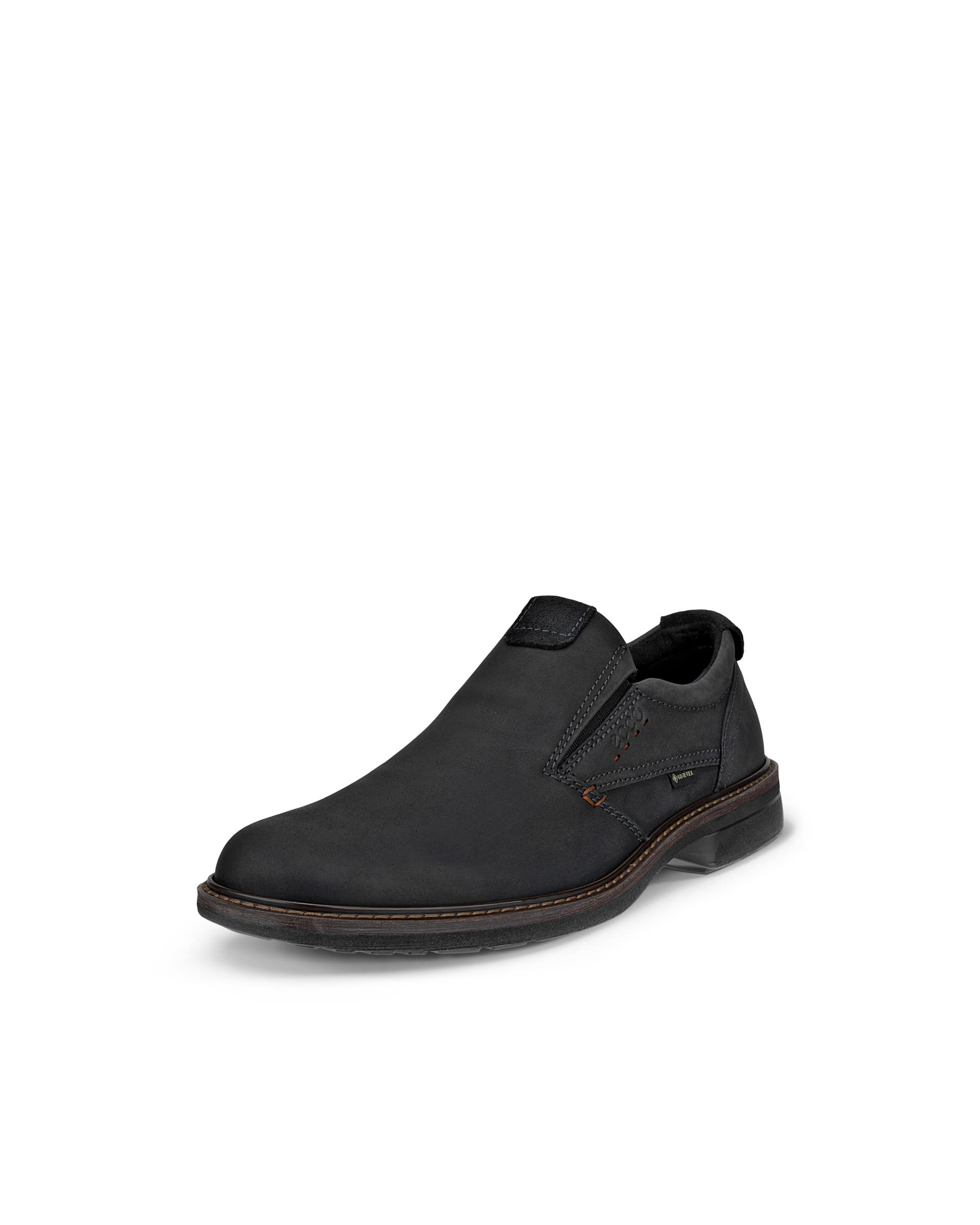 ECCO® Turn férfi Gore-Tex belebújós bőrcipő - Fekete - Main