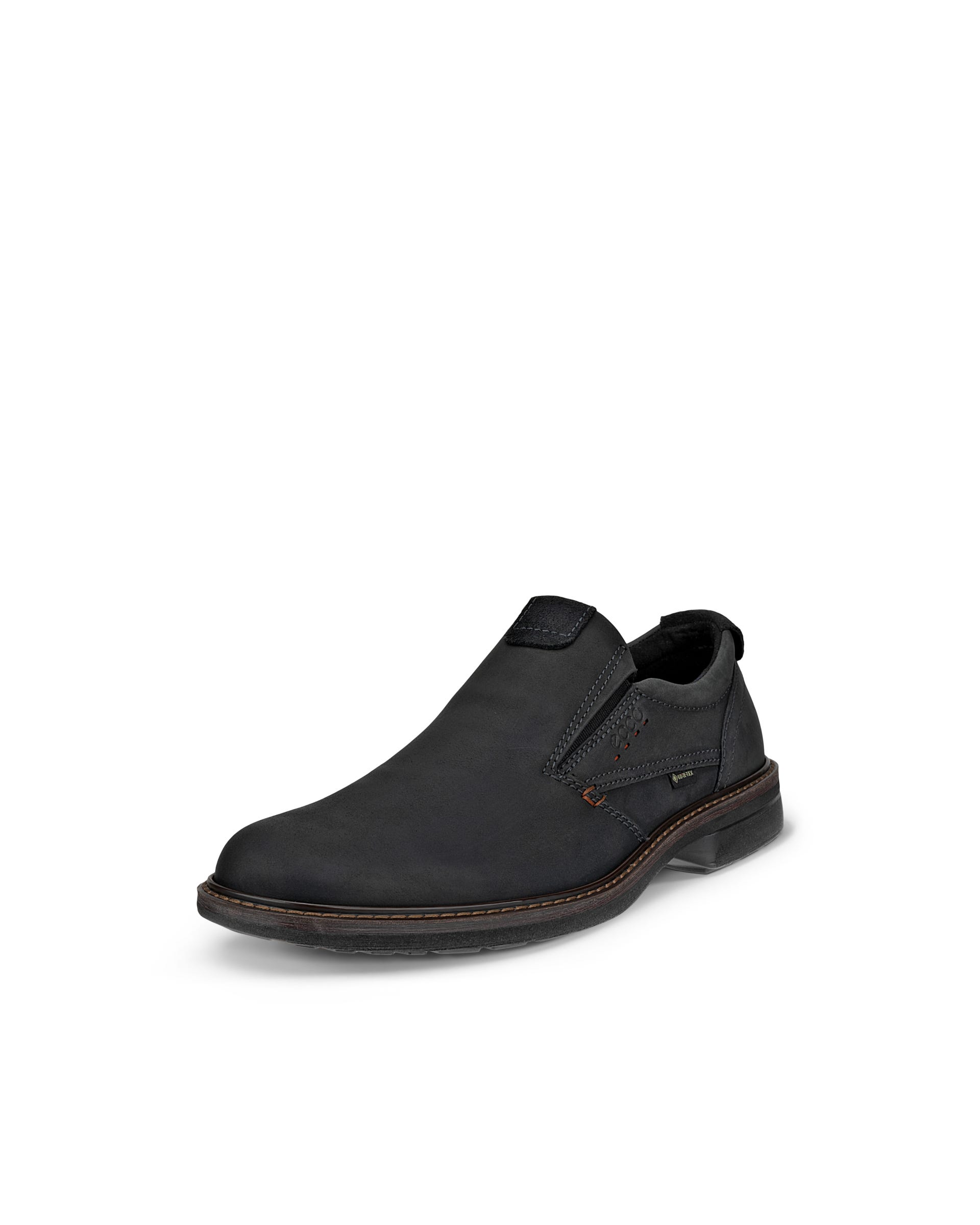 ECCO® Turn férfi Gore-Tex belebújós bőrcipő - Fekete - Main