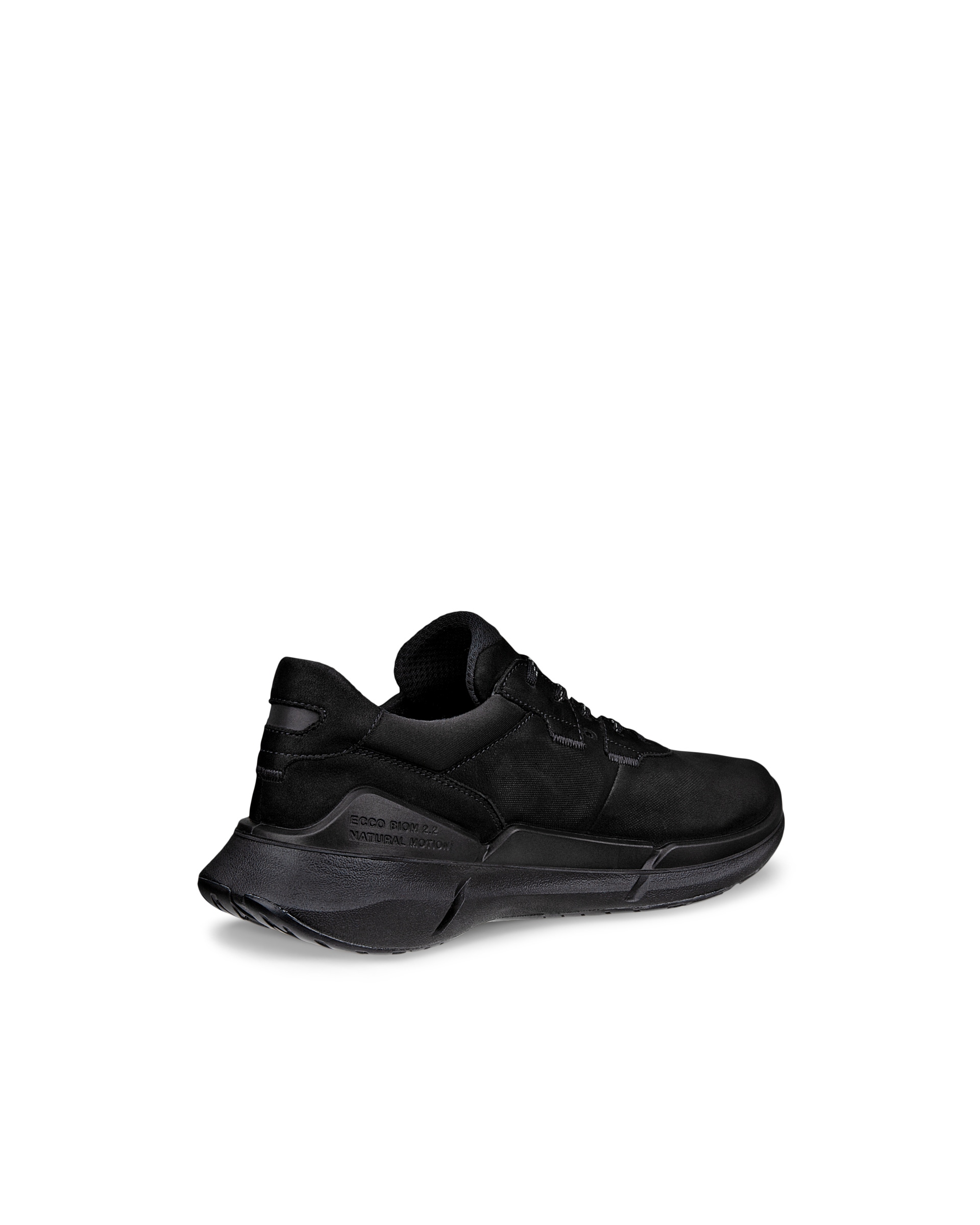 ECCO® BIOM 2.2 Damen Sneaker aus Nubukleder - Schwarz - Back