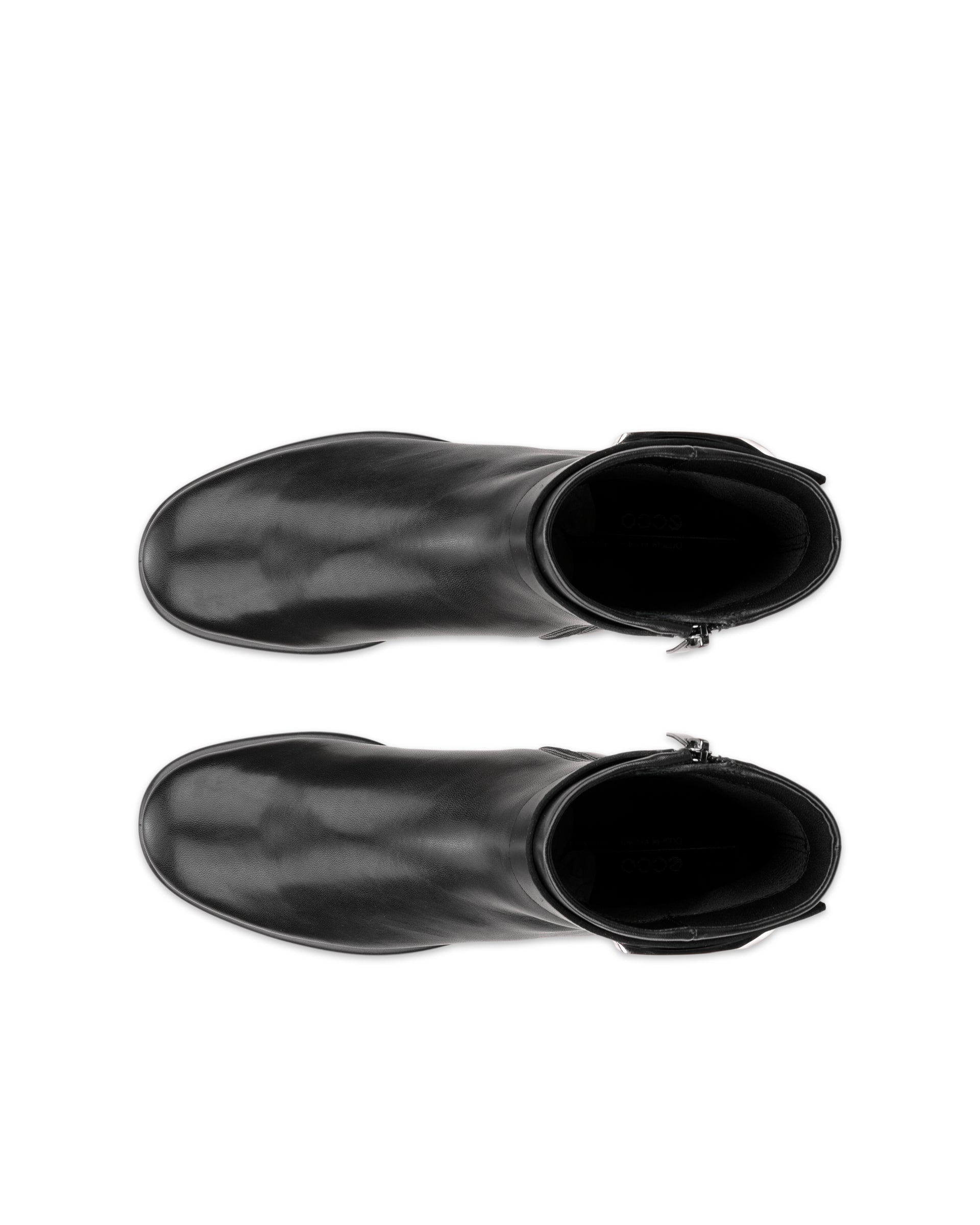 Ženski usnjeni gležnjarji ECCO® Sculpted LX - Črna - Top left pair