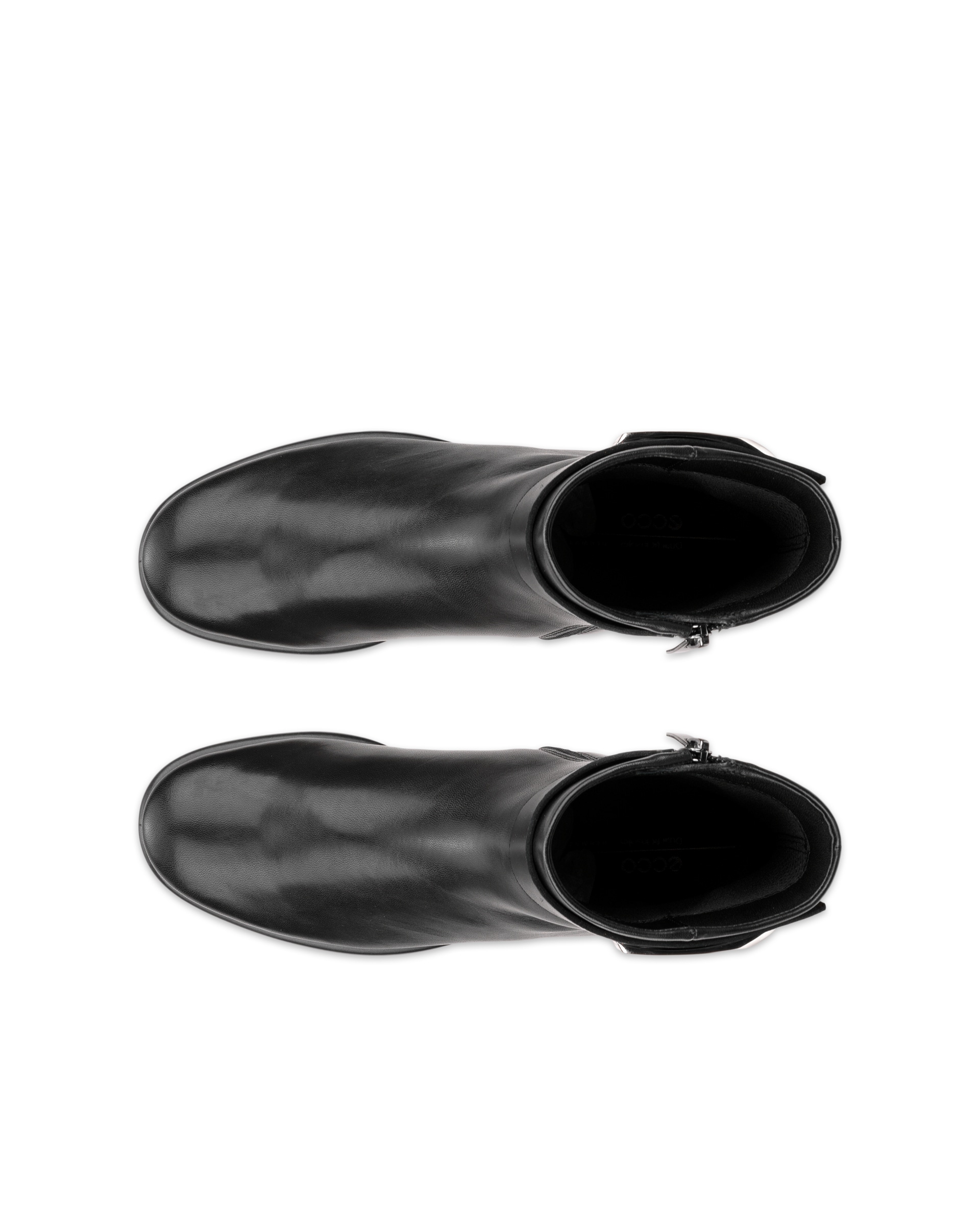 ECCO® Sculpted LX bottines en cuir pour femme - Noir - Top left pair