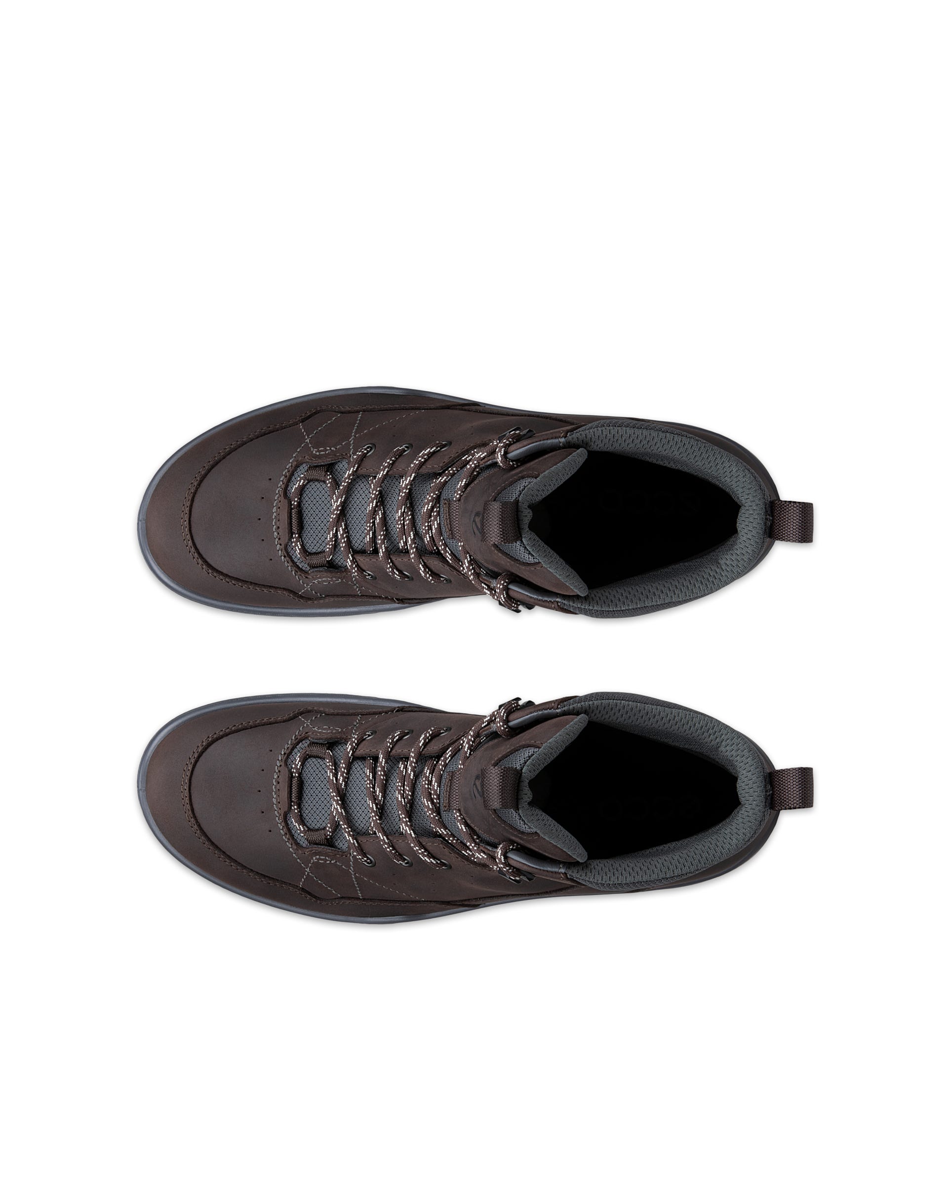 ECCO® RECEPTOR TREKK Herren Wasserdichte Wanderschuh aus Nubukleder - Braun - Top left pair