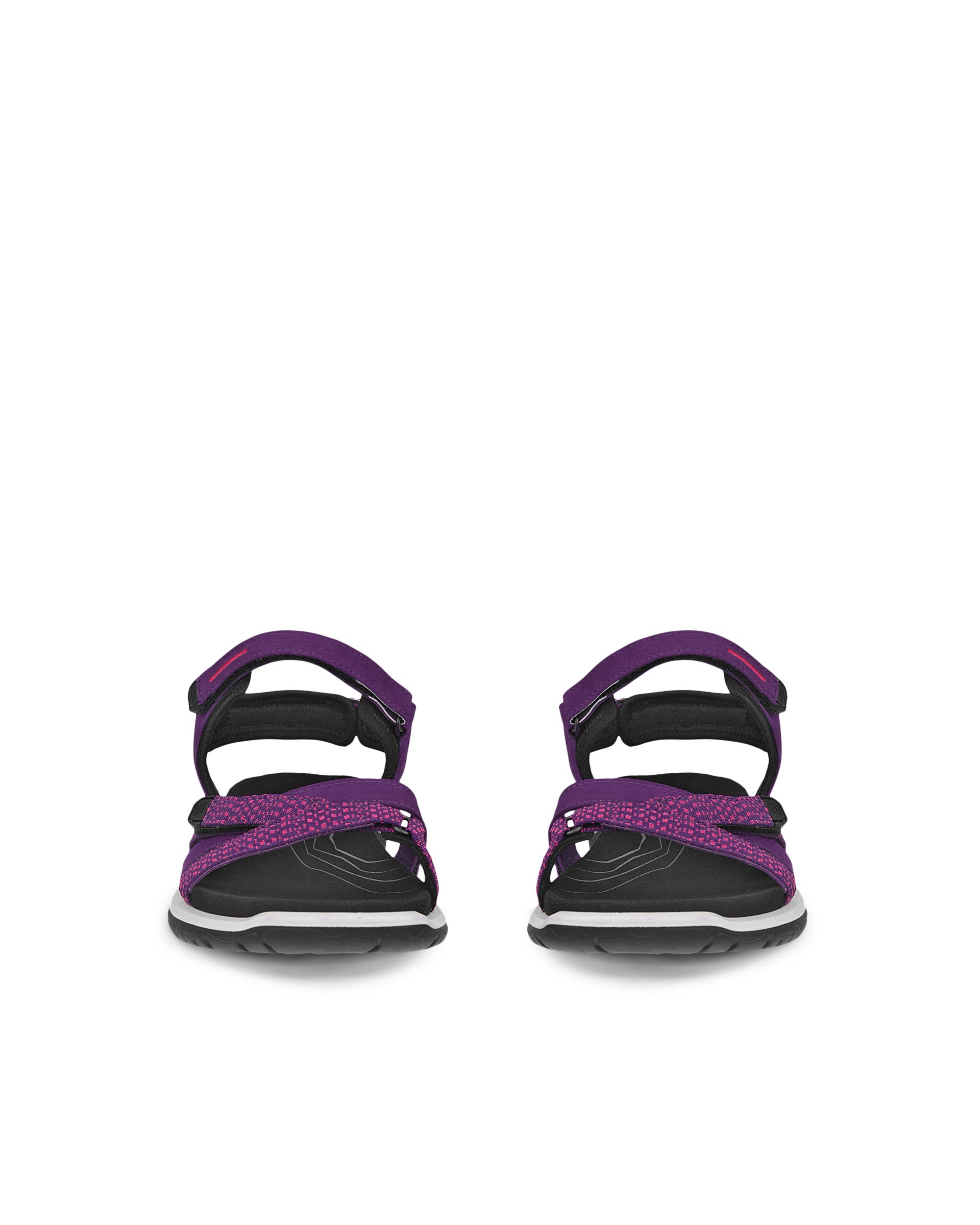 Sandales de plein air ECCO® Offroad Roam en nubuck pour femmes - Violet - Front pair