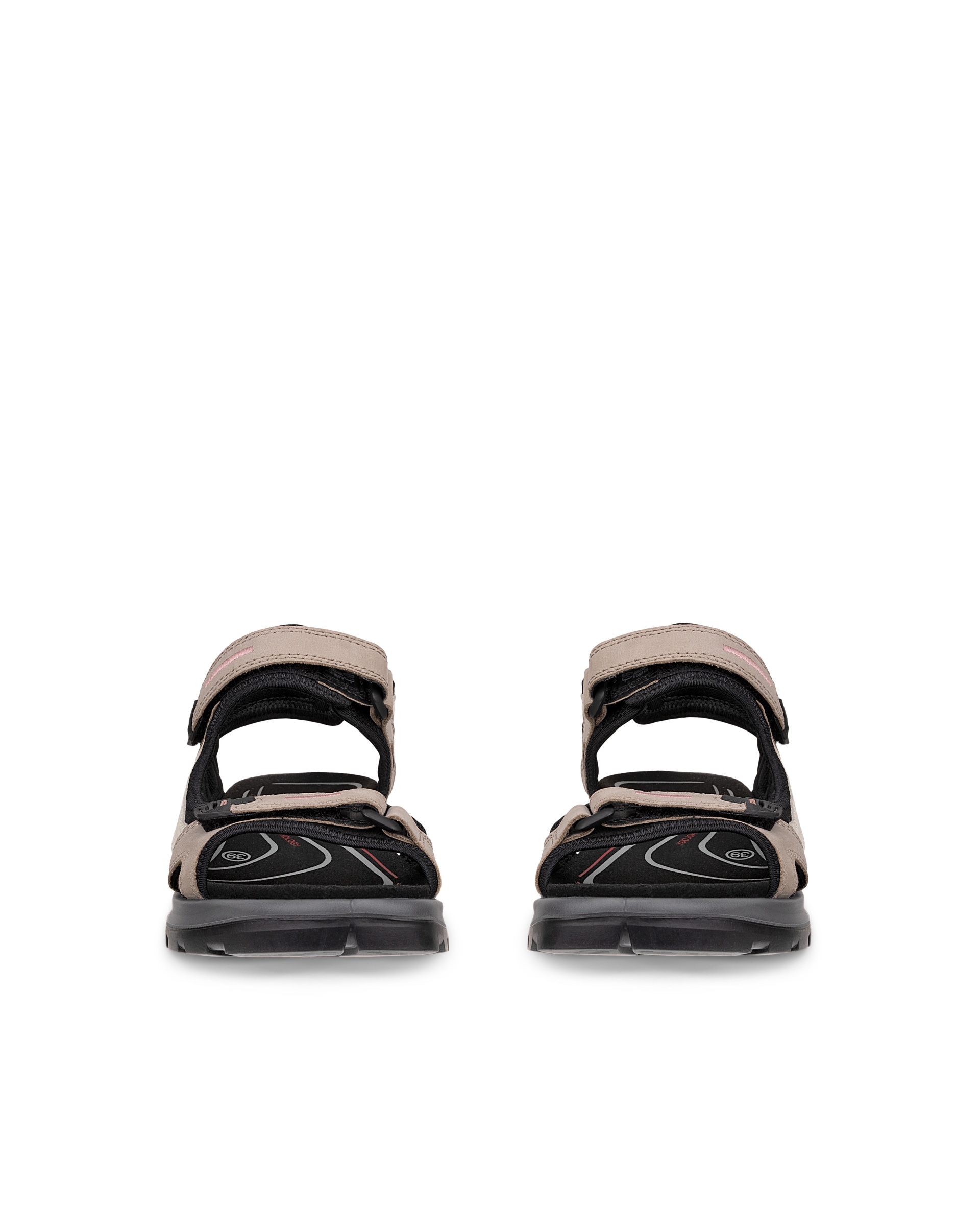 ECCO® Offroad sandale de marche en nubuck pour femme - Beige - Front pair