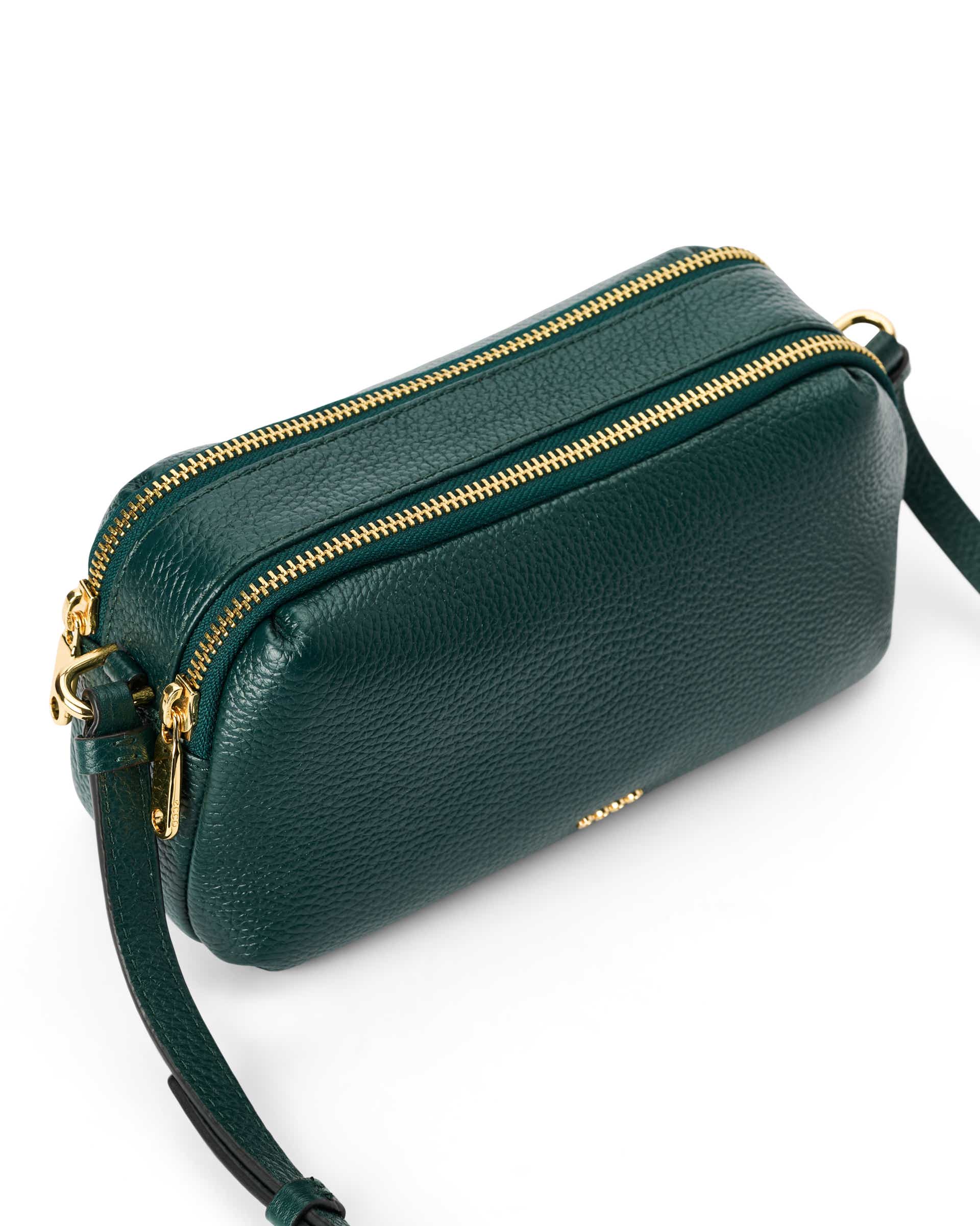 ECCO® Camera Bag sac appareil photo en cuir - Vert - Detail-2