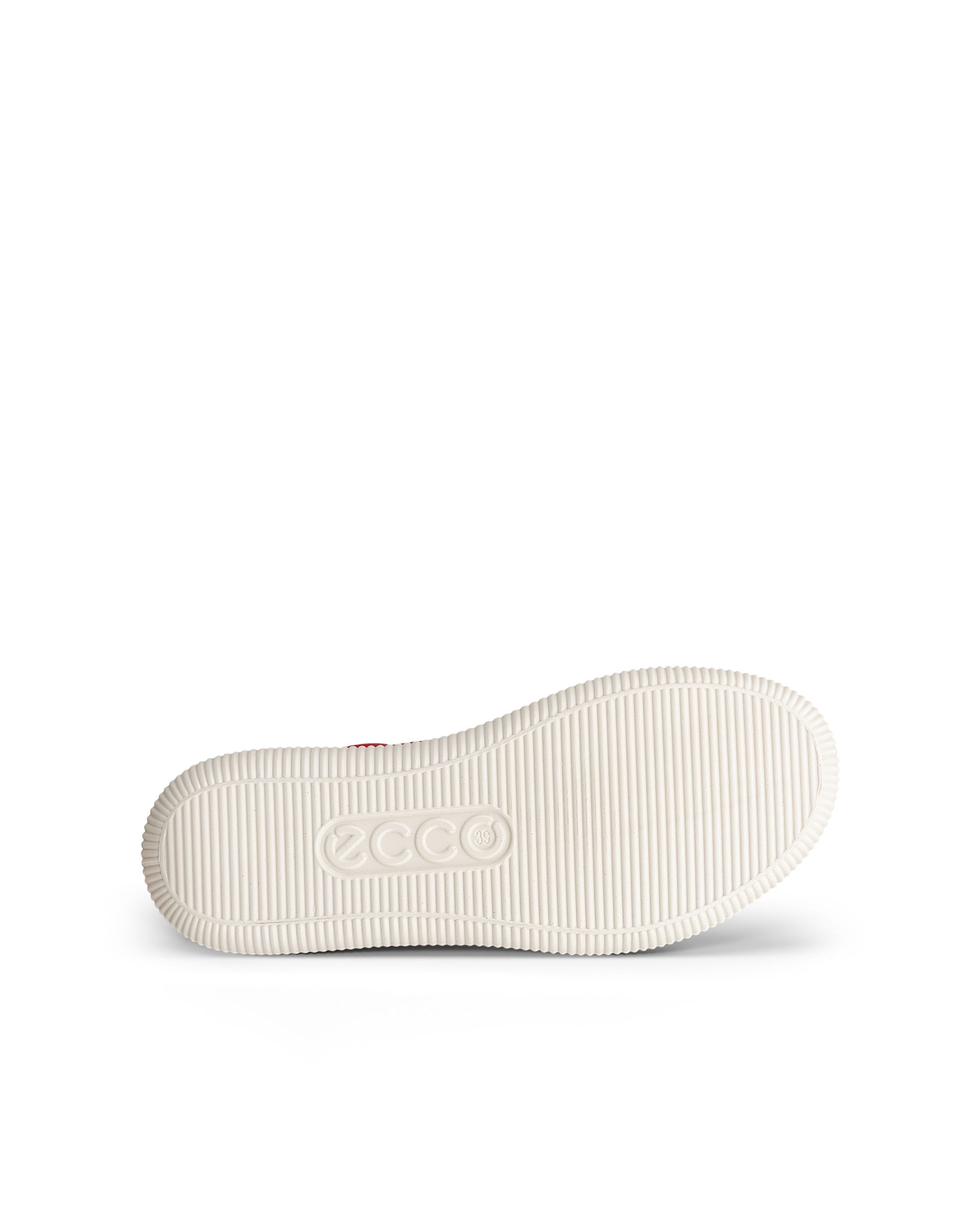 ECCO soft zero WOMEN ウィメンズ レザースニーカー - レッド - Outside