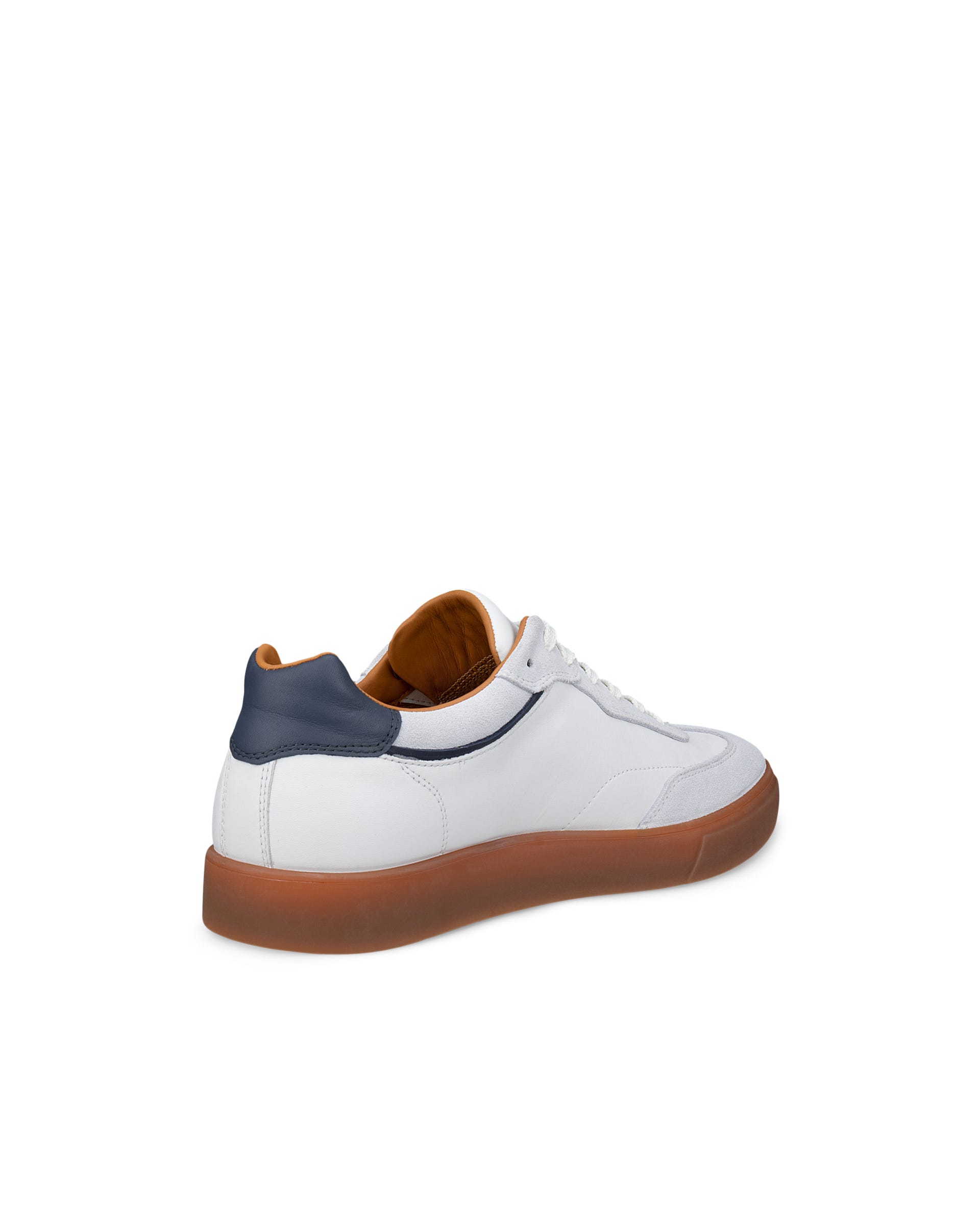 ECCO® SOFT 10 sneakers i læder til herrer - Hvid - Outside