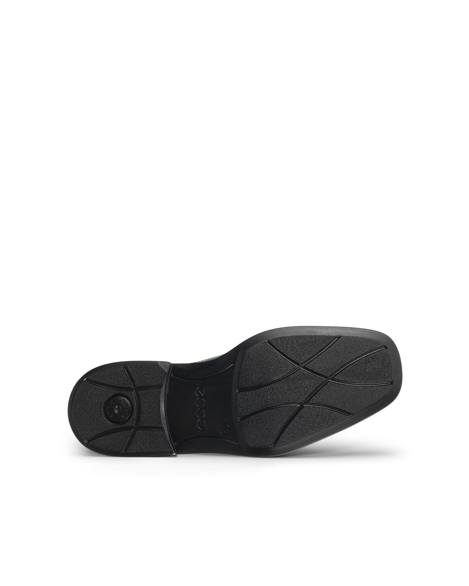 Men's ECCO® New Jersey Leather Slip-On - Black - Outside