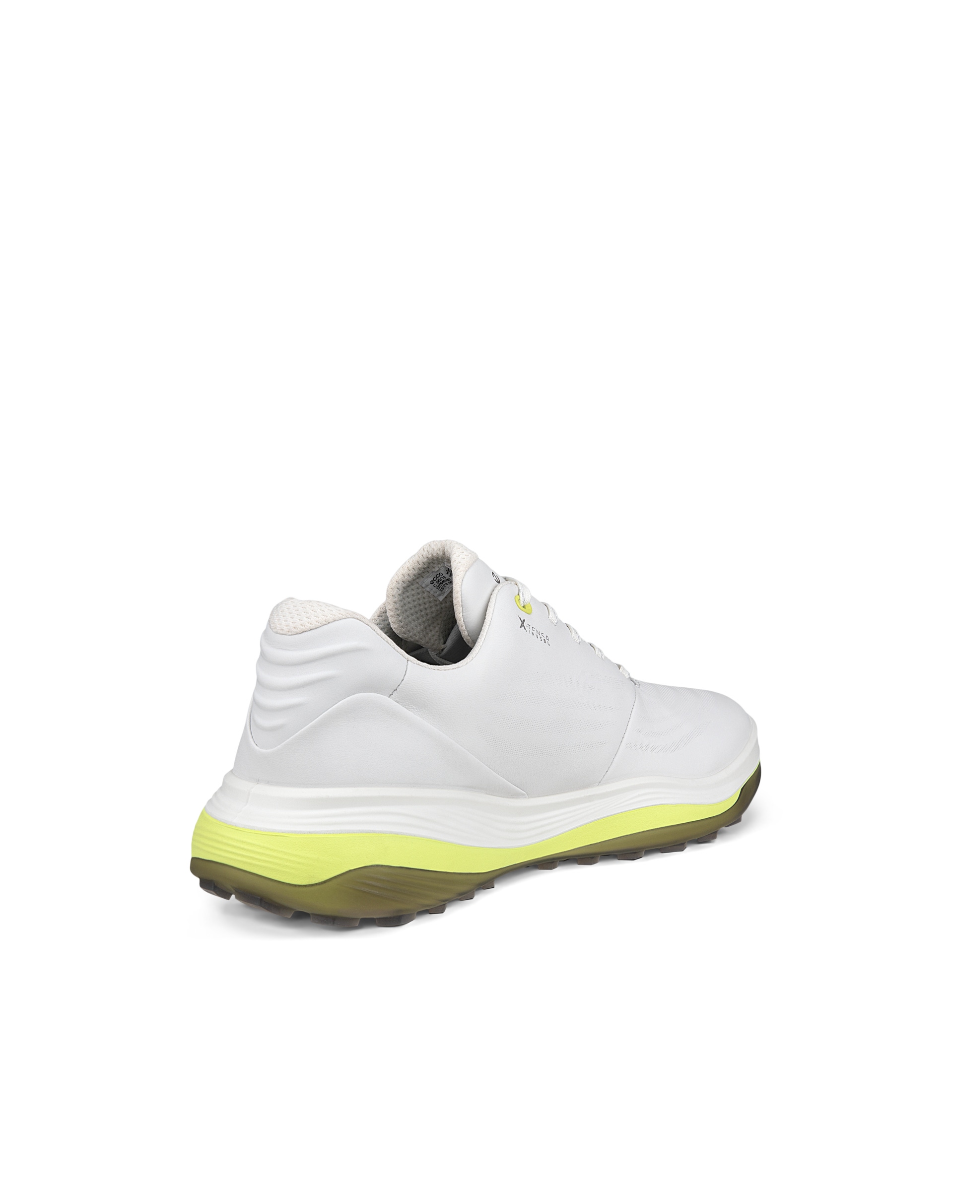 Men's ECCO® Golf LT1 Leather Waterproof Golf Shoe - White - Back
