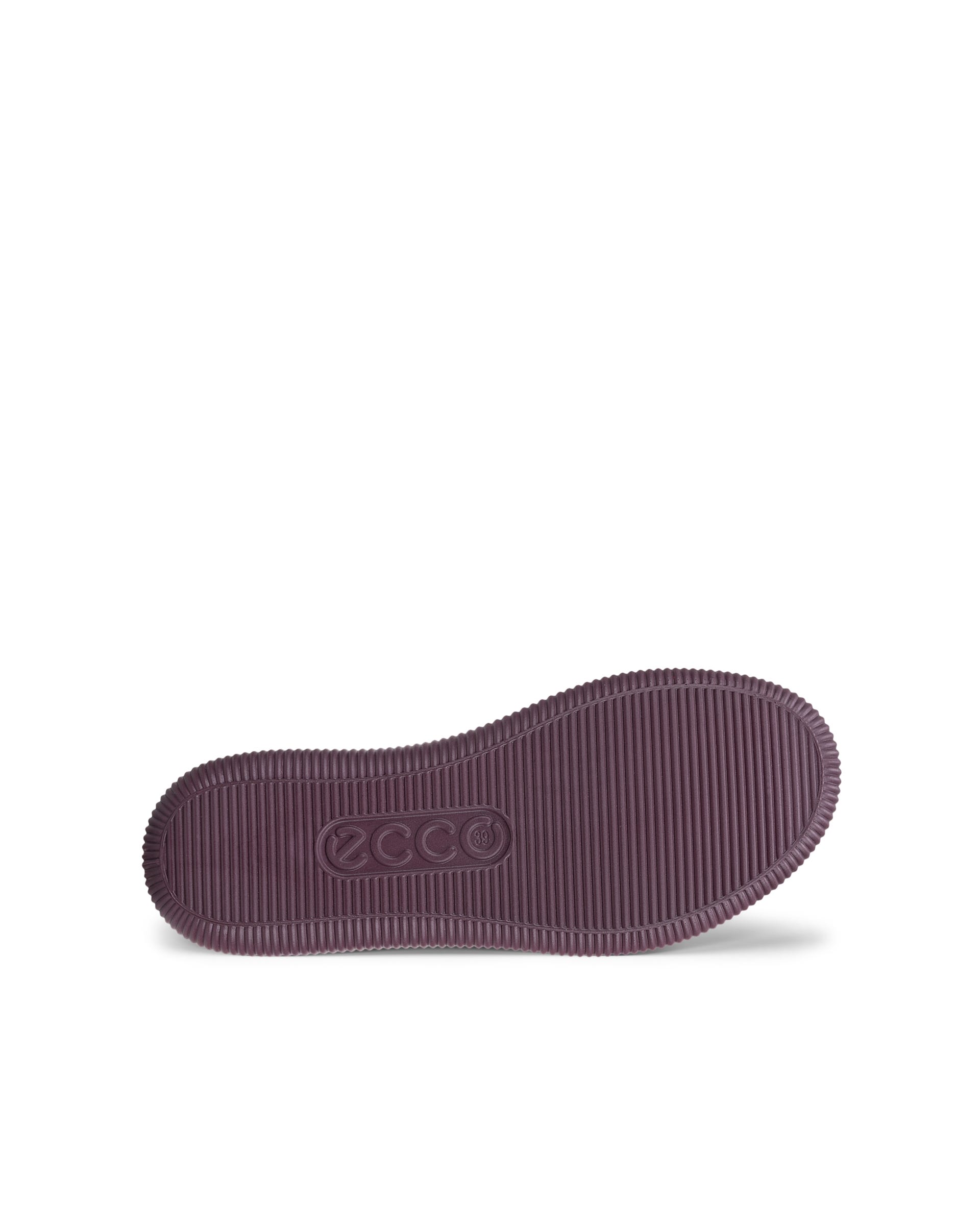 ECCO® SOFT ZERO chaussures imperméable en nubuck pour femme - Violet - Outside