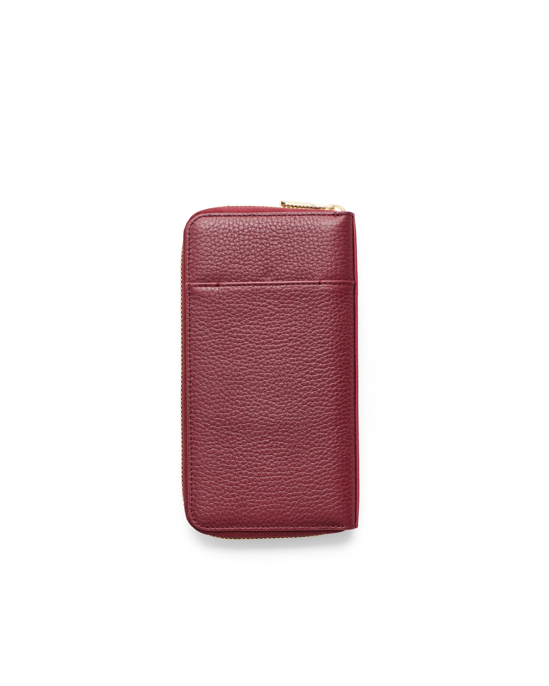 Women's ECCO® WALLET ZIPPED Small Leather Wallet - Red - Main