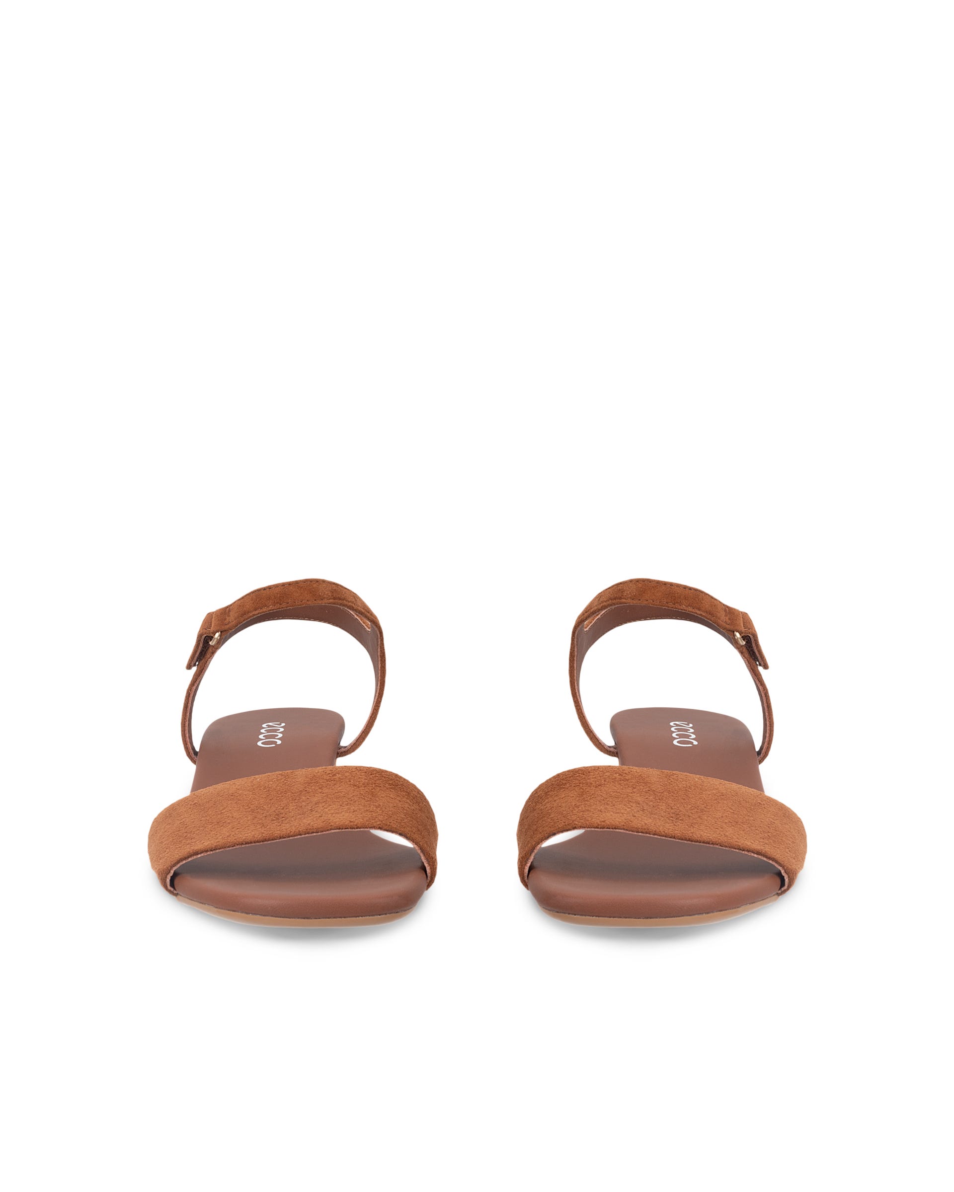 ECCO ASTRID WEDGE WOMEN'S 1-STRAP SANDAL - Brown - Front pair
