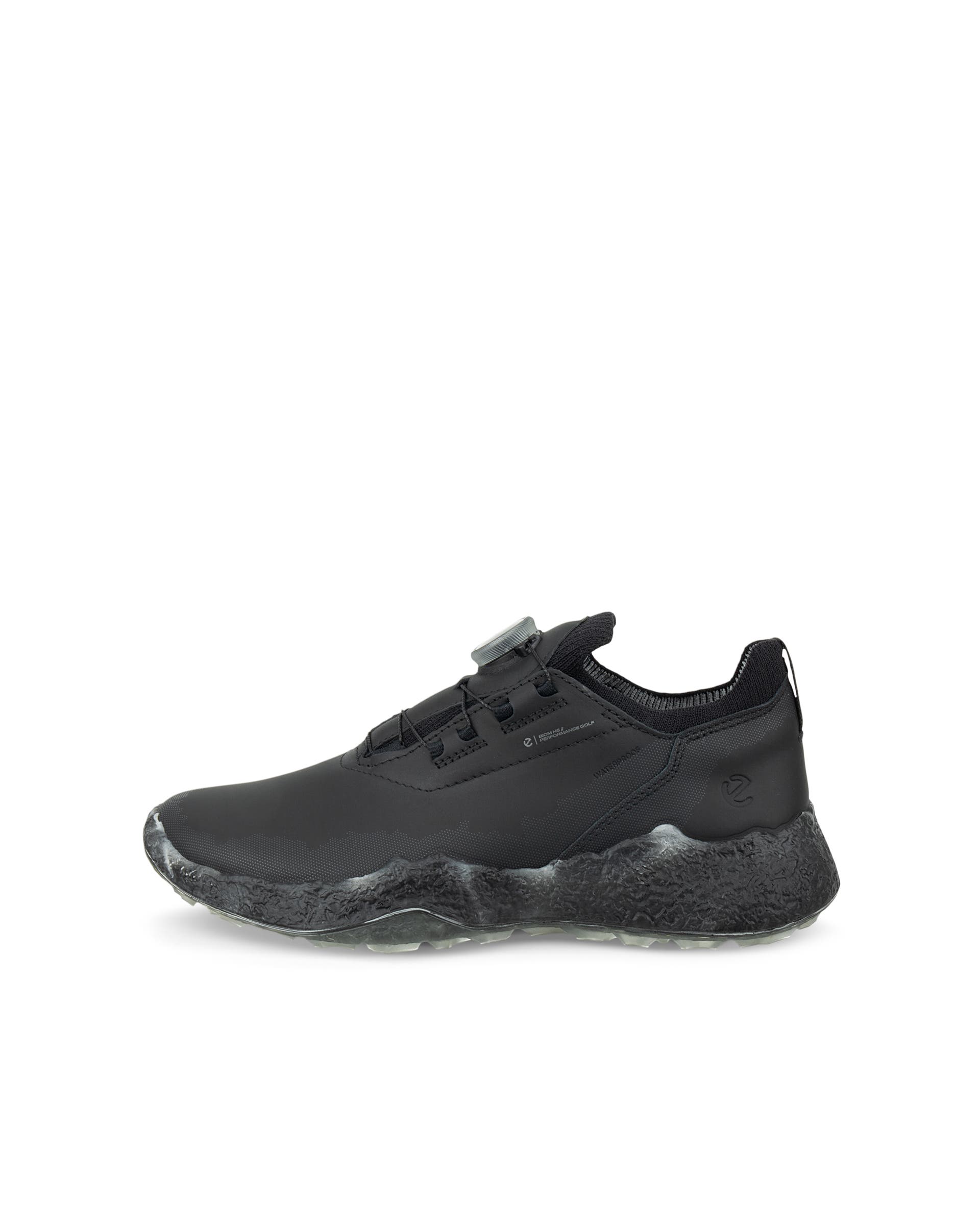 ECCO Golf BIOM H5 Hybrid Women ウィメンズ レザーウォータープルーフゴルフシューズ - ブラック - Outside